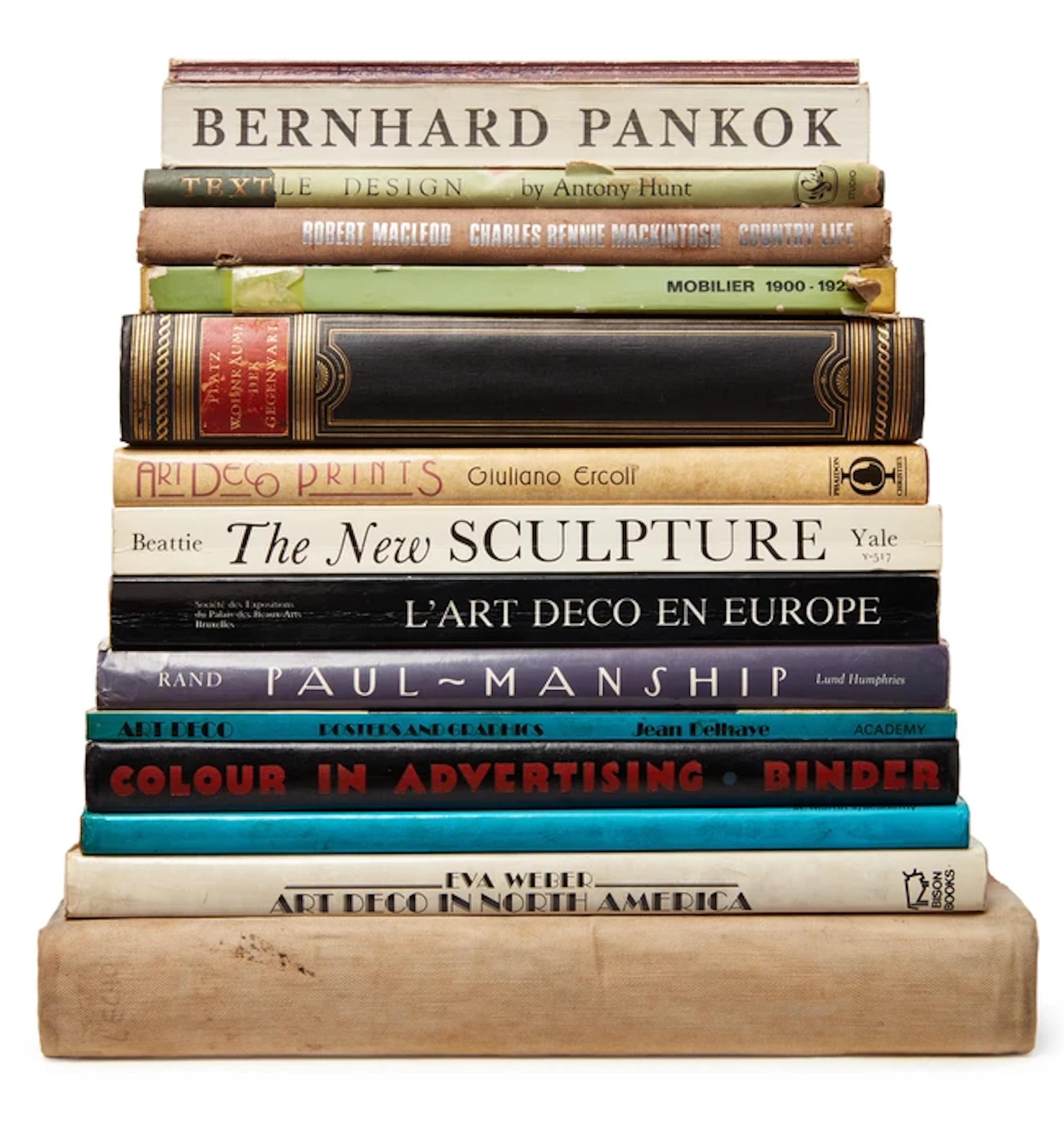 A Collection of Reference Books Relating to Art Deco...