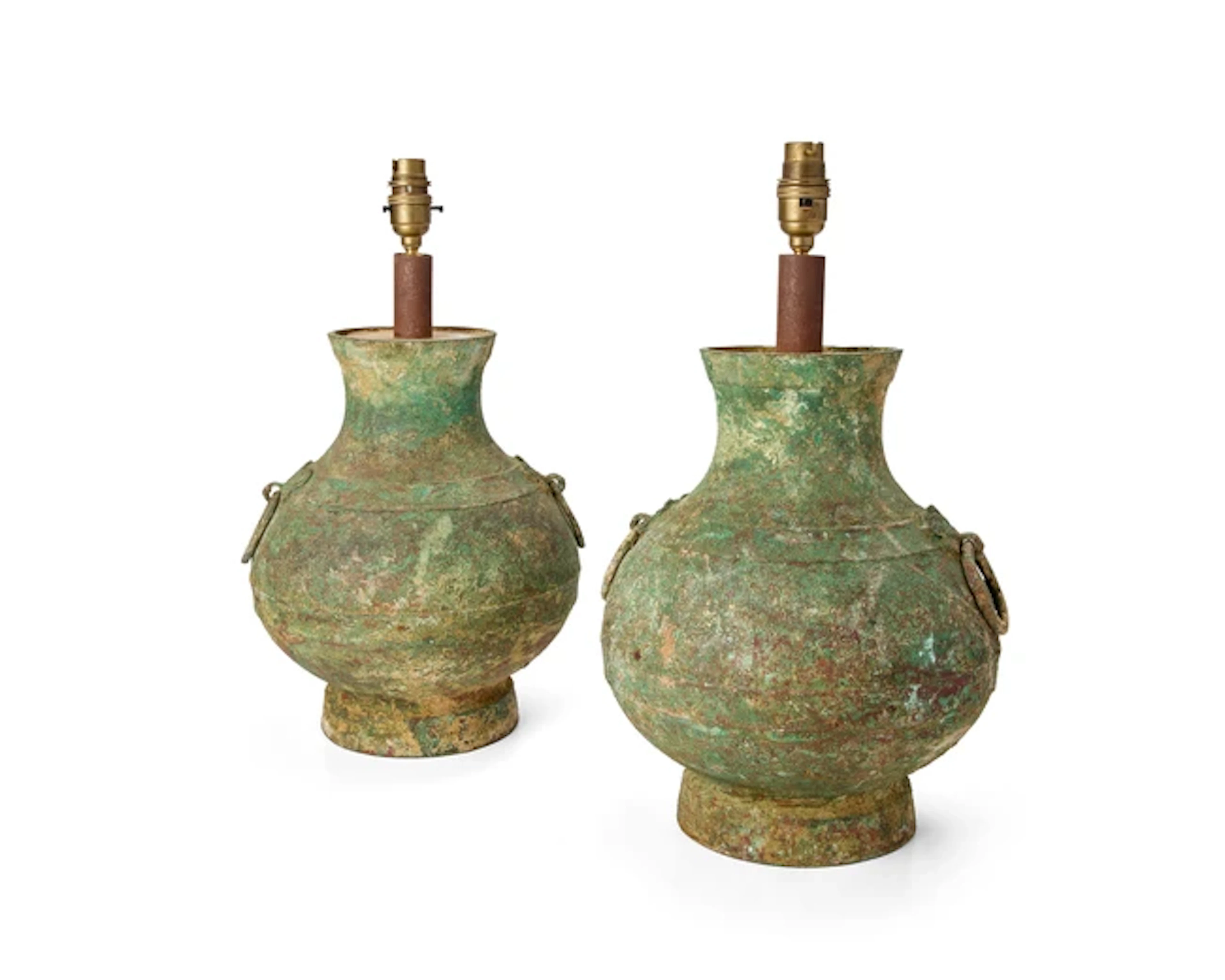 A pair of Chinese bronze archaistic vases