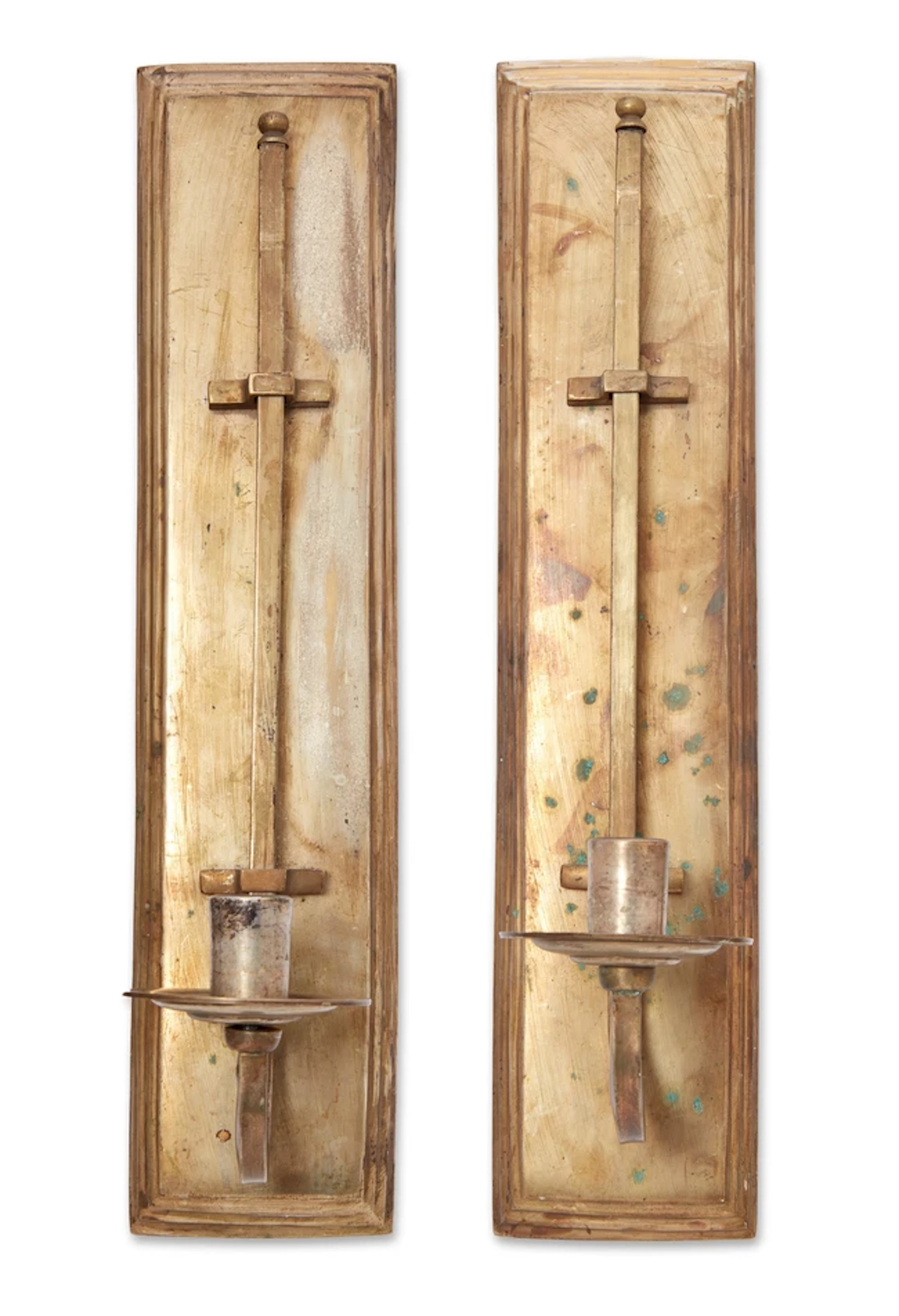 French Pair of wall sconces