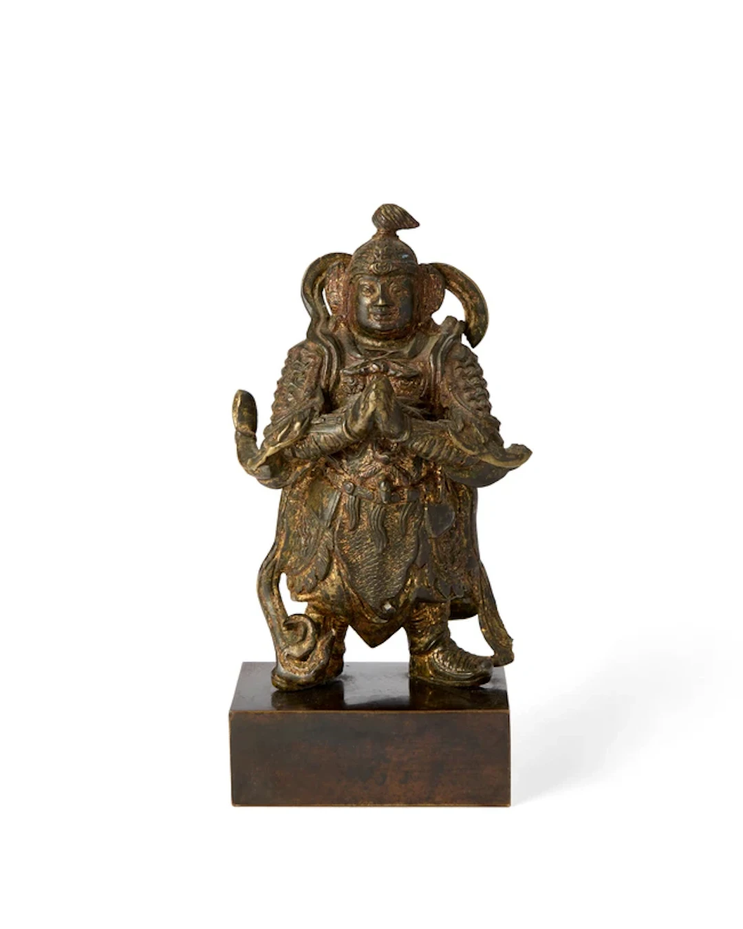 The Property of a Nobleman A Chinese gilt-lacquered...