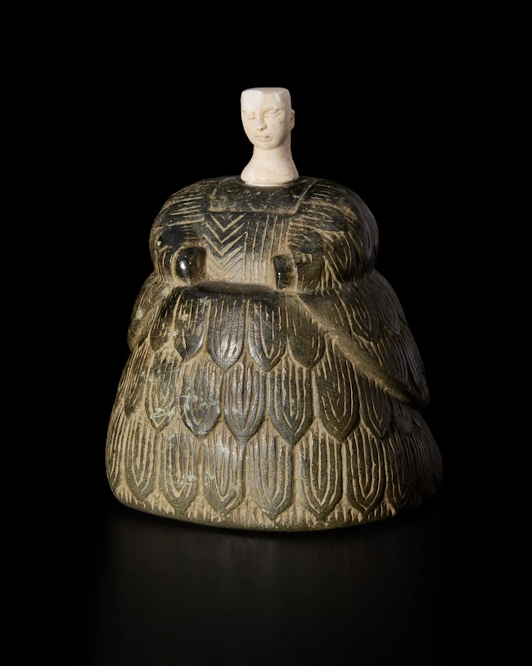 A Bactrian-style idol,Probably after the Antique