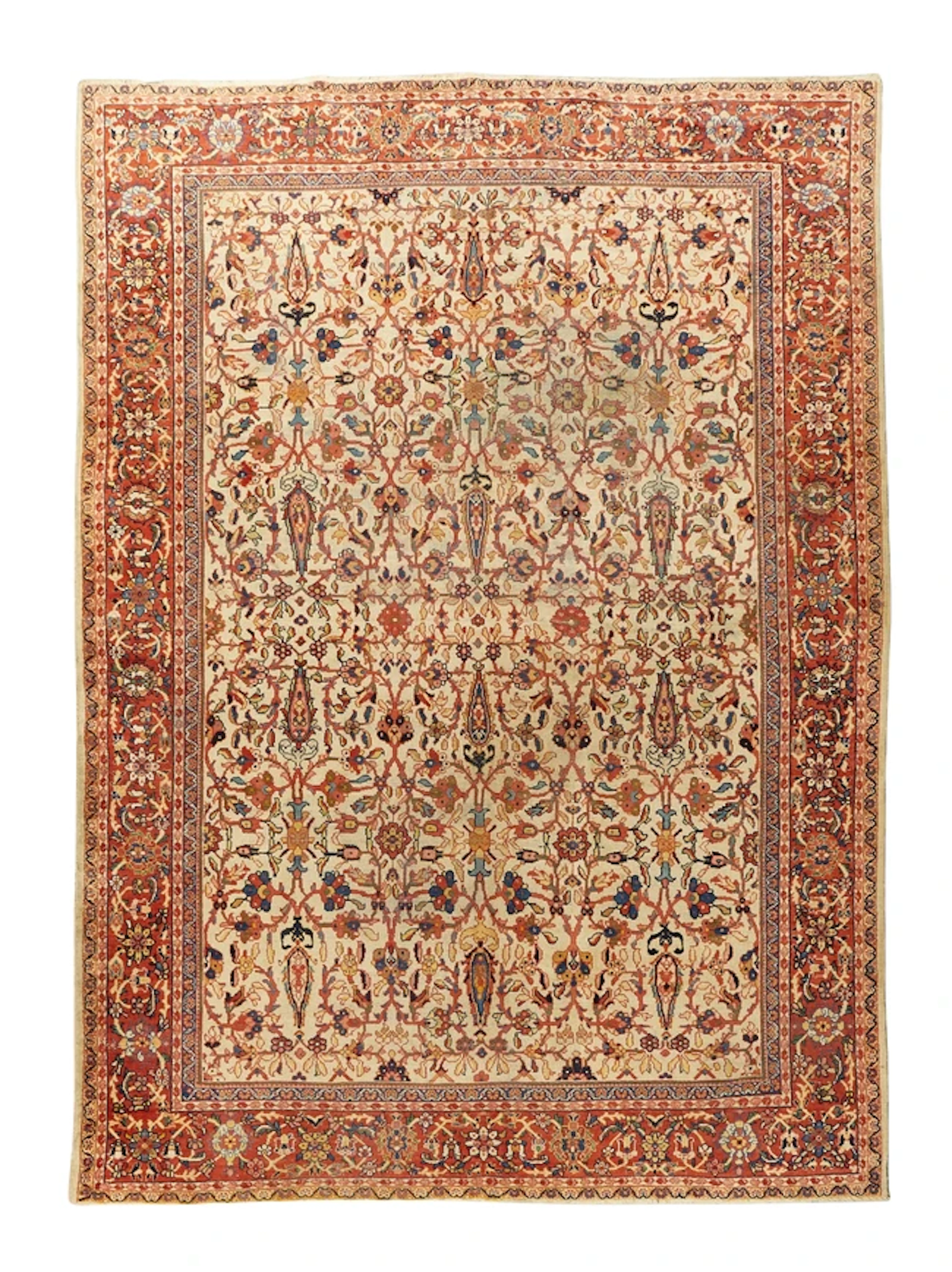 A Persian Mahal carpet