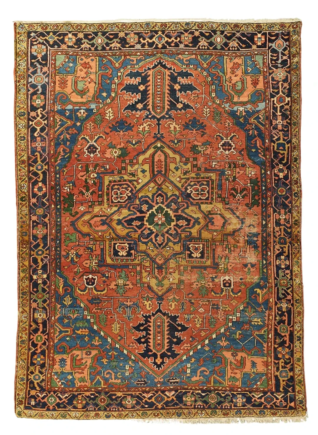 A Persian Heriz carpet