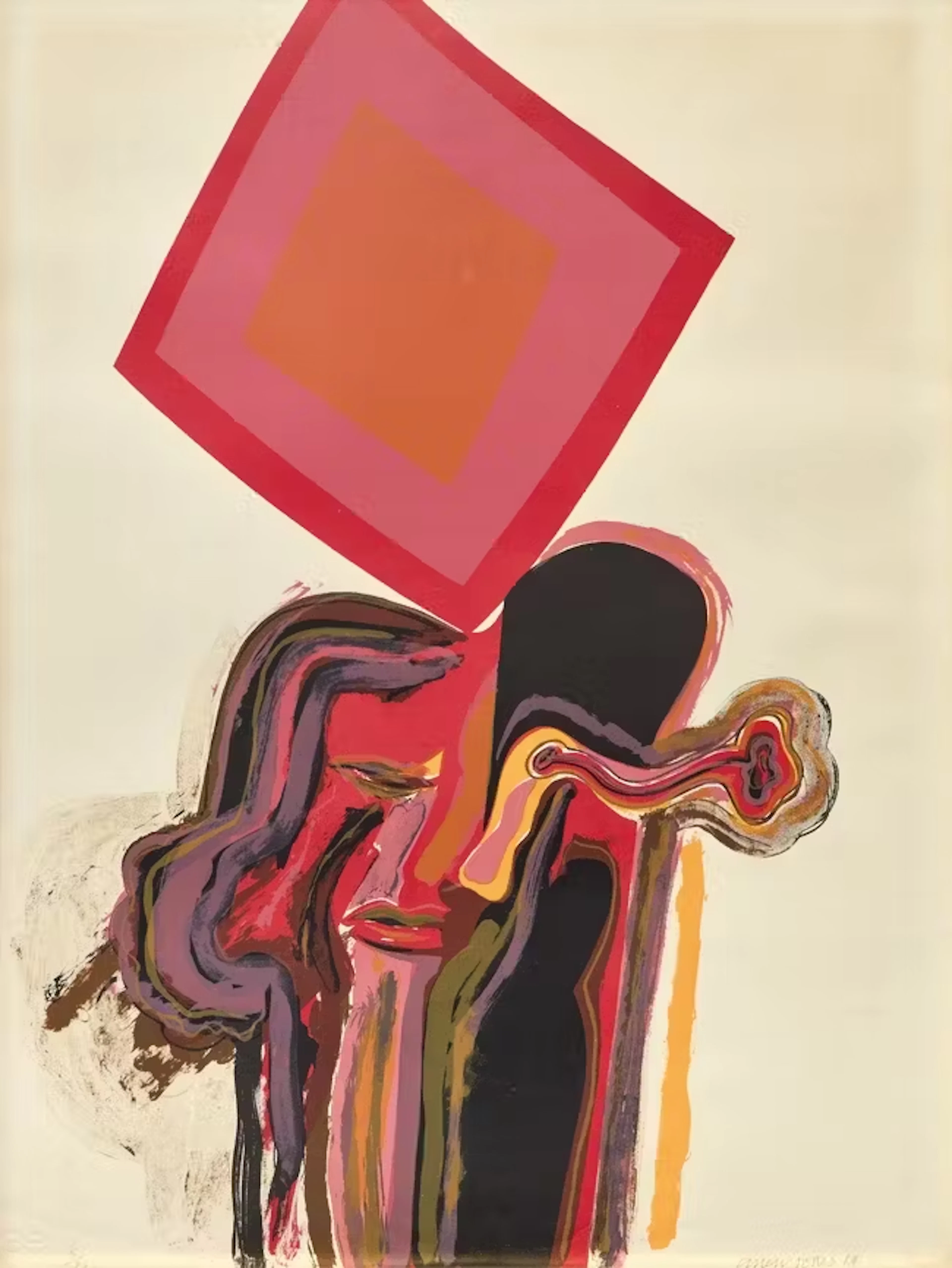 Allen Jones RA,British b.1937- Hermaphrodite Head
