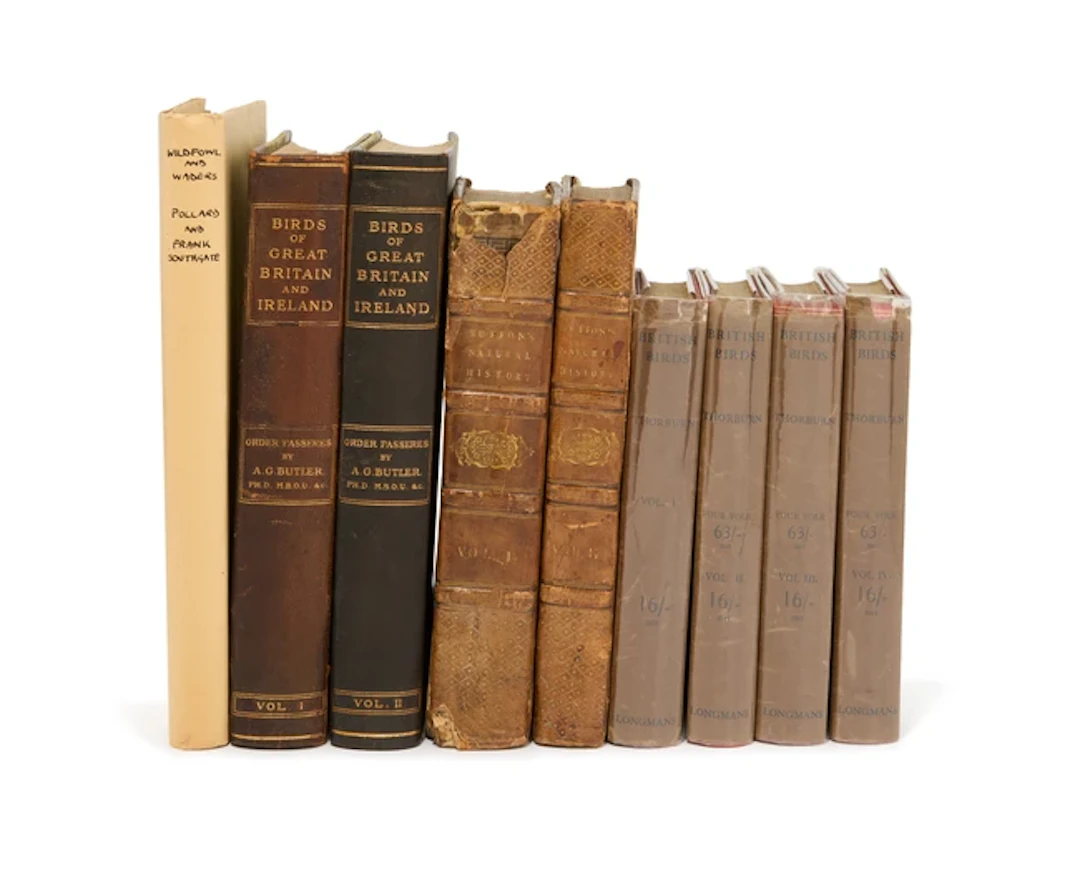 A collection of books on Natural History