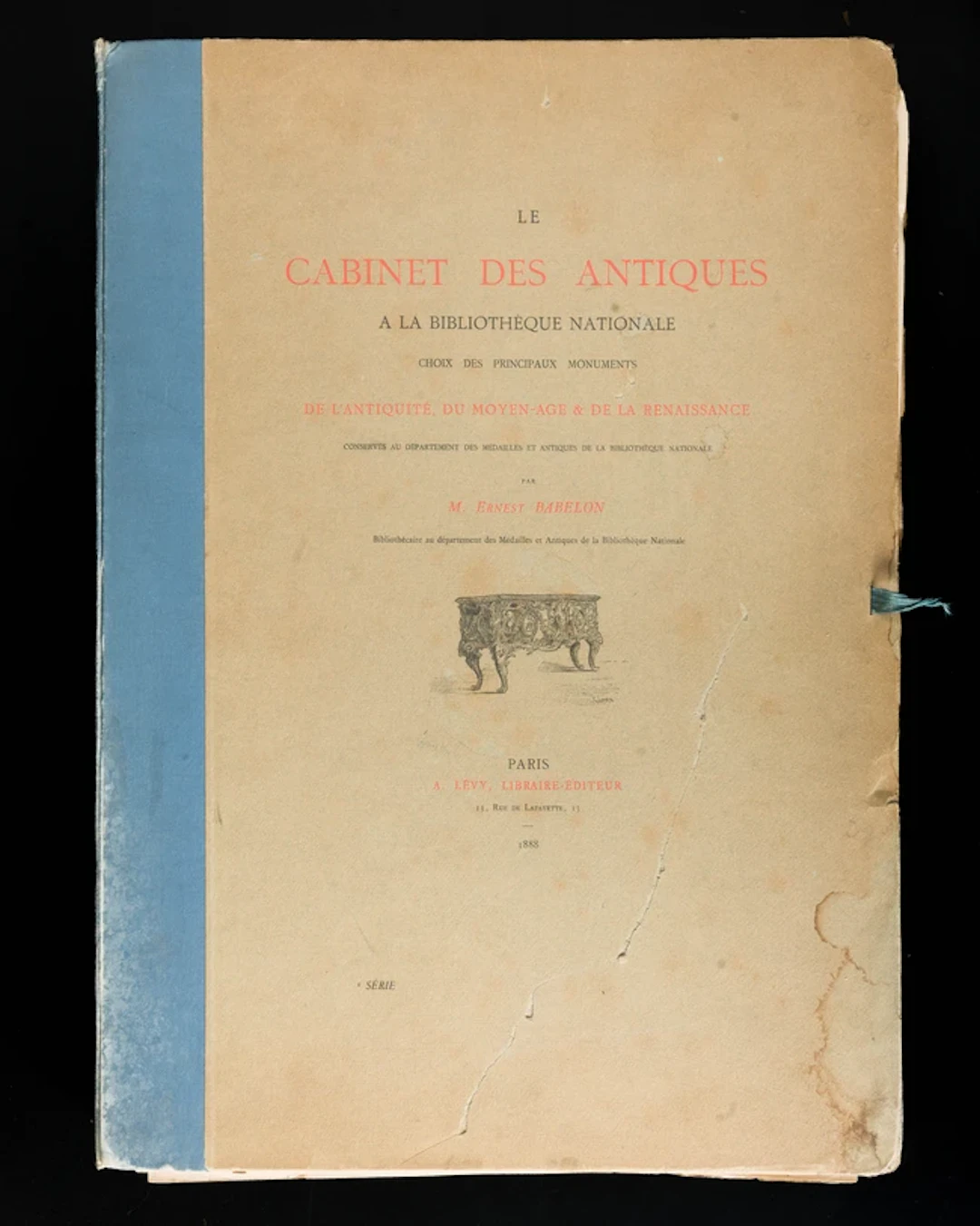 Cabinet des Antiques a la Bibliotheque Nationale