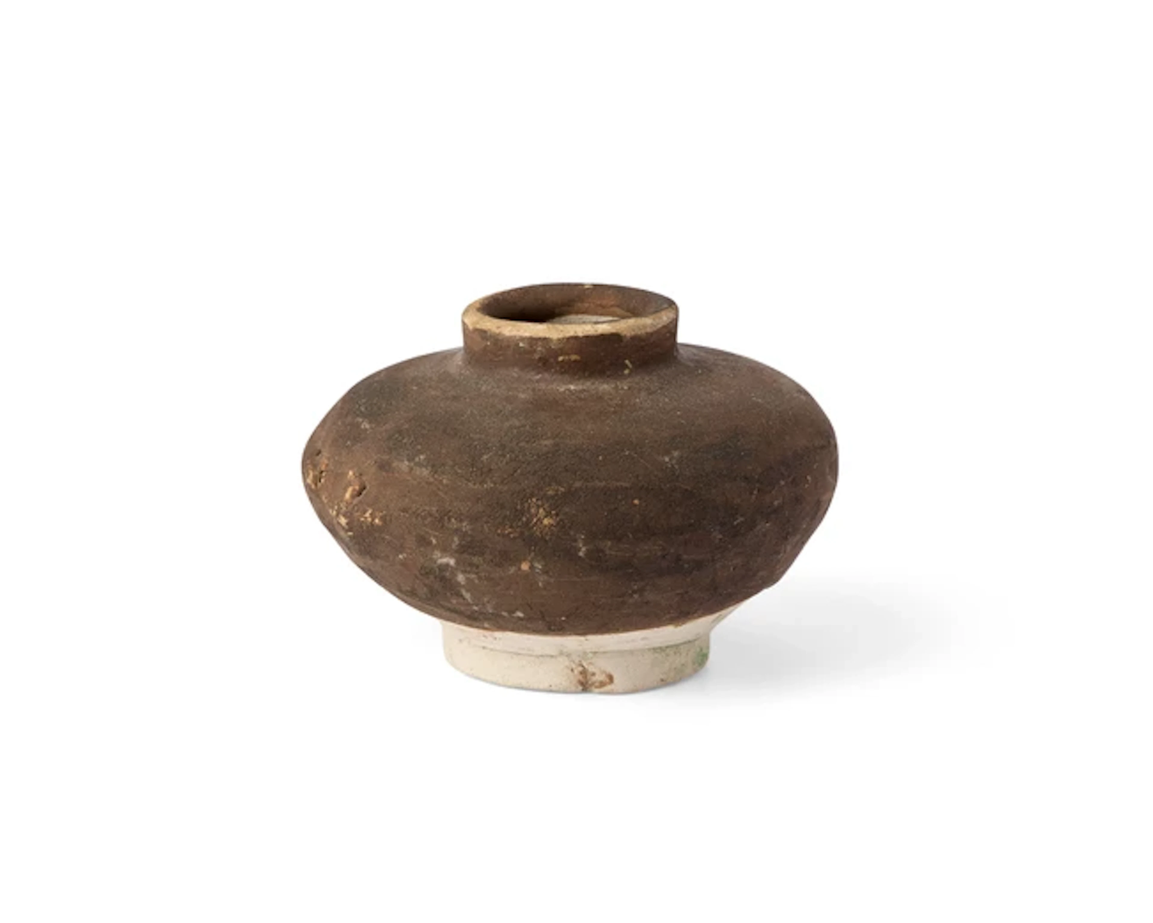 A Sawankhalok brown-glazed jarlet Mid 15th century 5cm high
