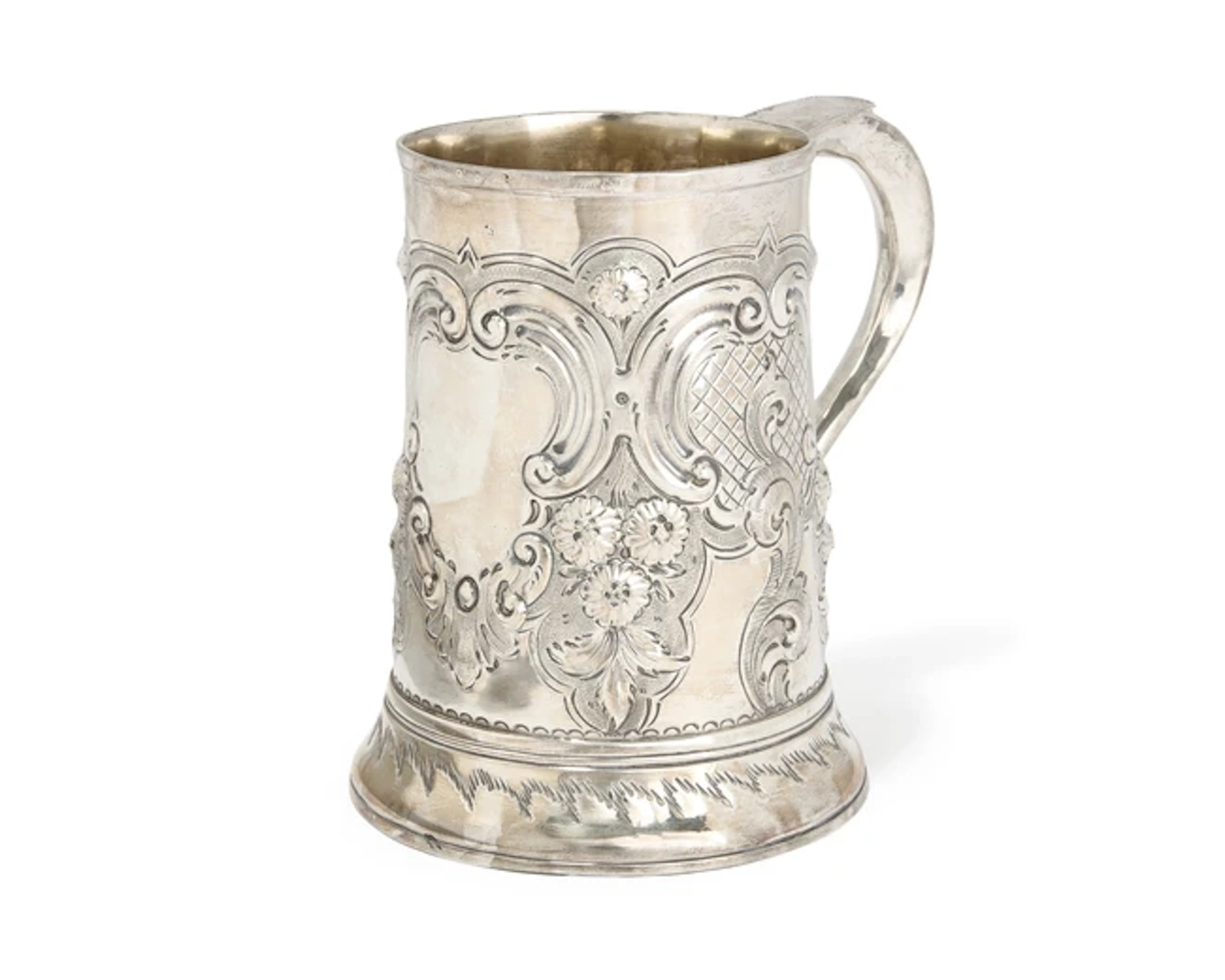 A George III silver mug