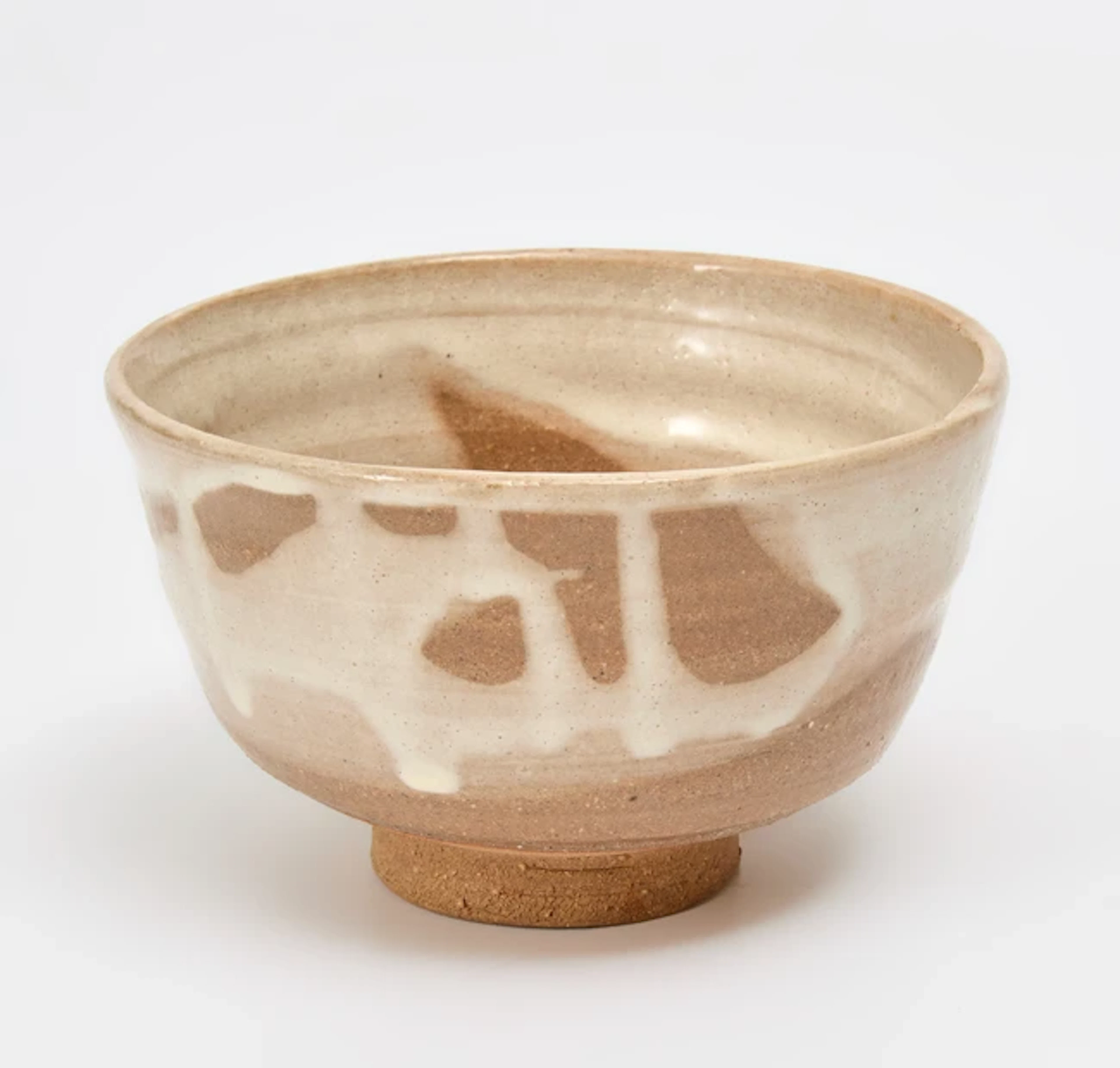 Sokaku Mizuno (1912-1997) Chawan Stoneware with kohiki...