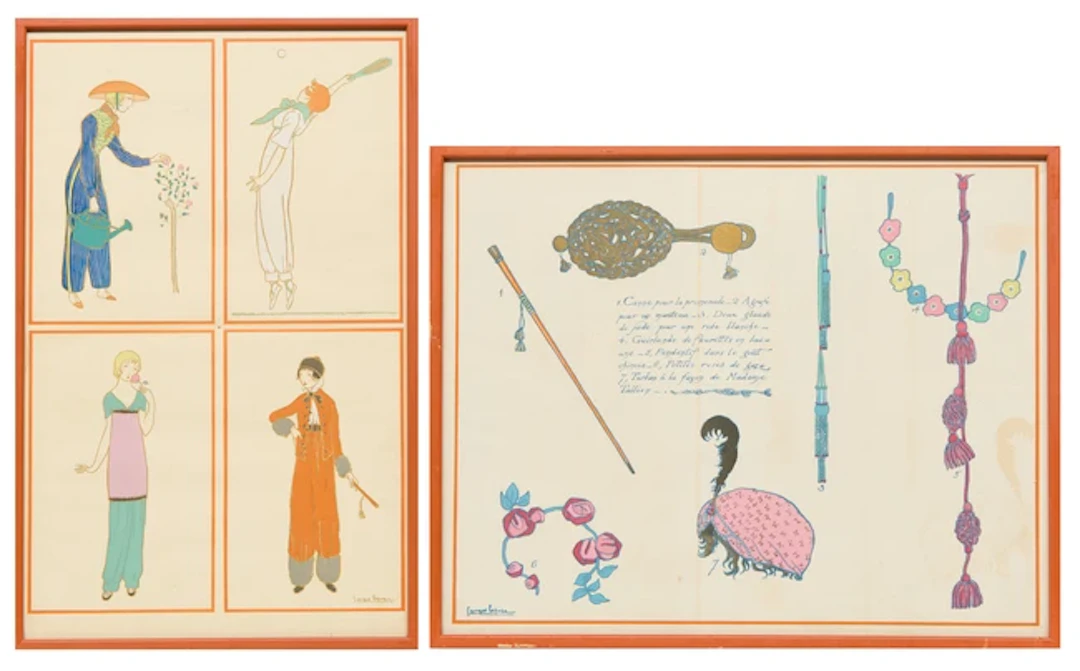 Georges Lepape (French 1887-1971) Les Choses Pour Paul Poiret