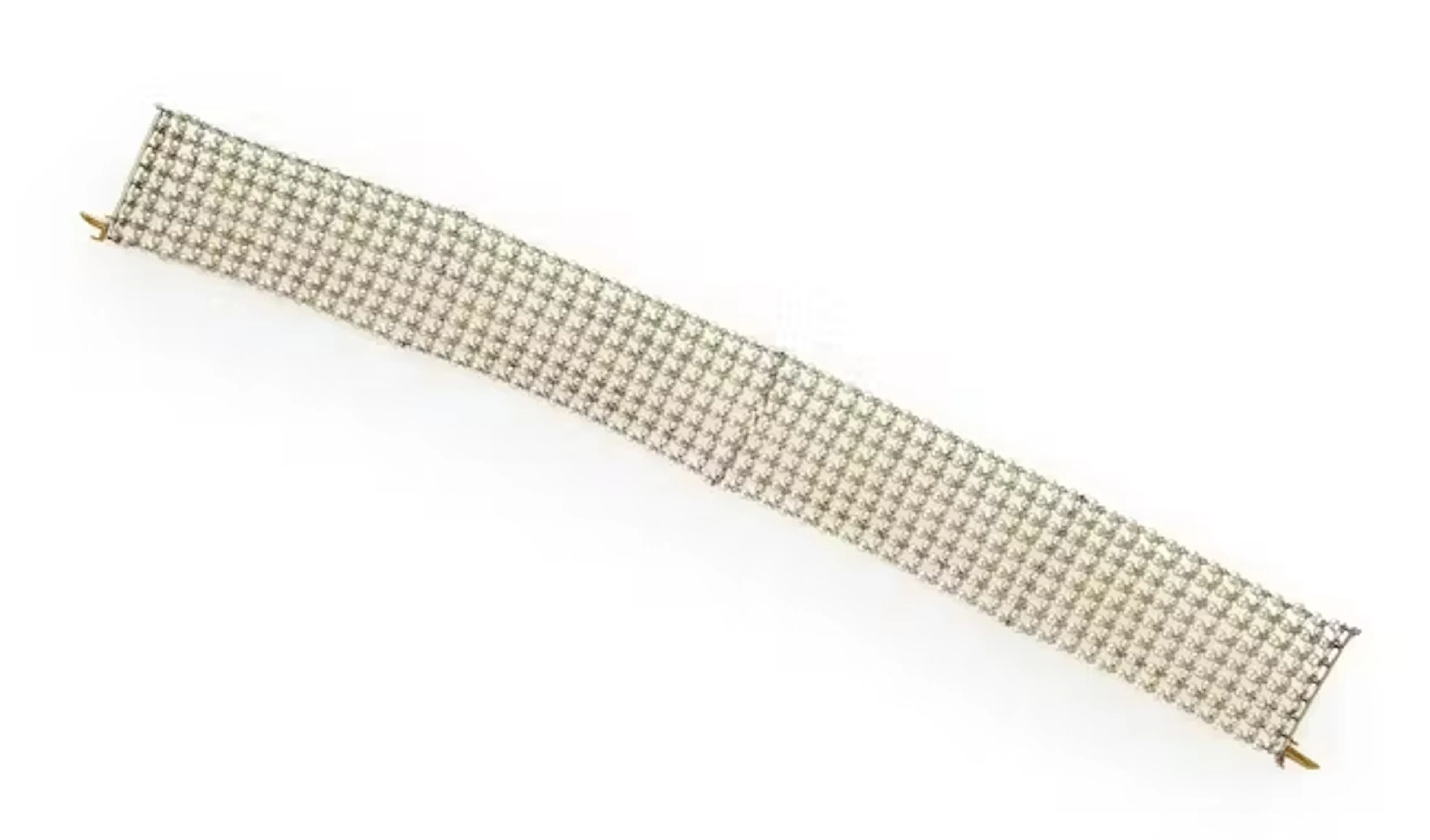 A Belle Époque platinum and seed pearl choker necklace