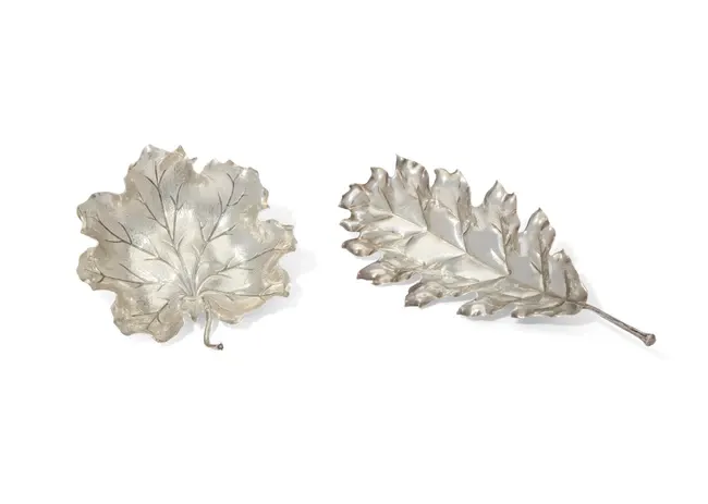 A Buccellati silver 'Geranium leaf' dish