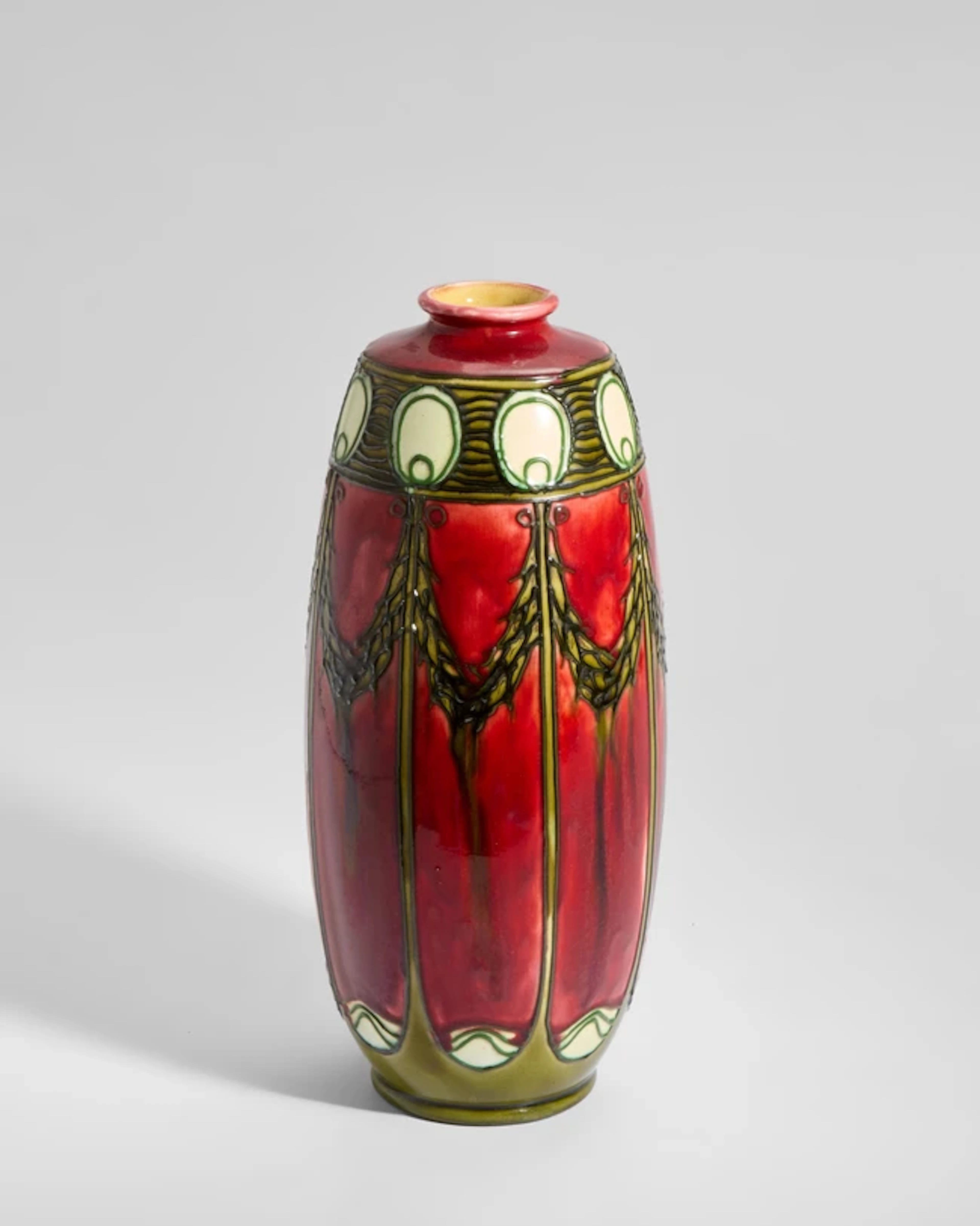 Leon Solon and John Wadsworth for Minton 'Secessionist' vase