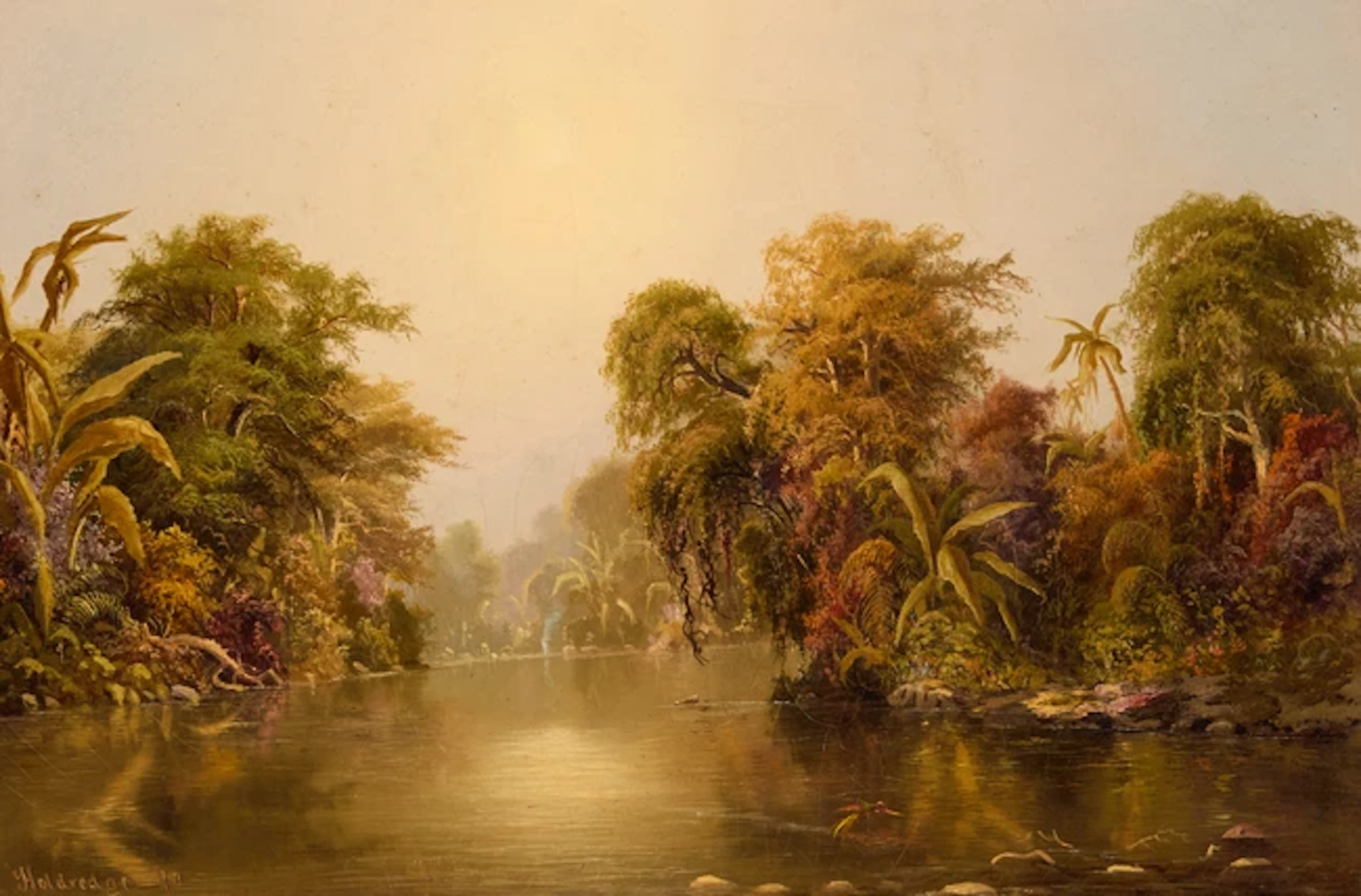 Ransome Gillet Holdredge (American 1836-1899) In the Tropics