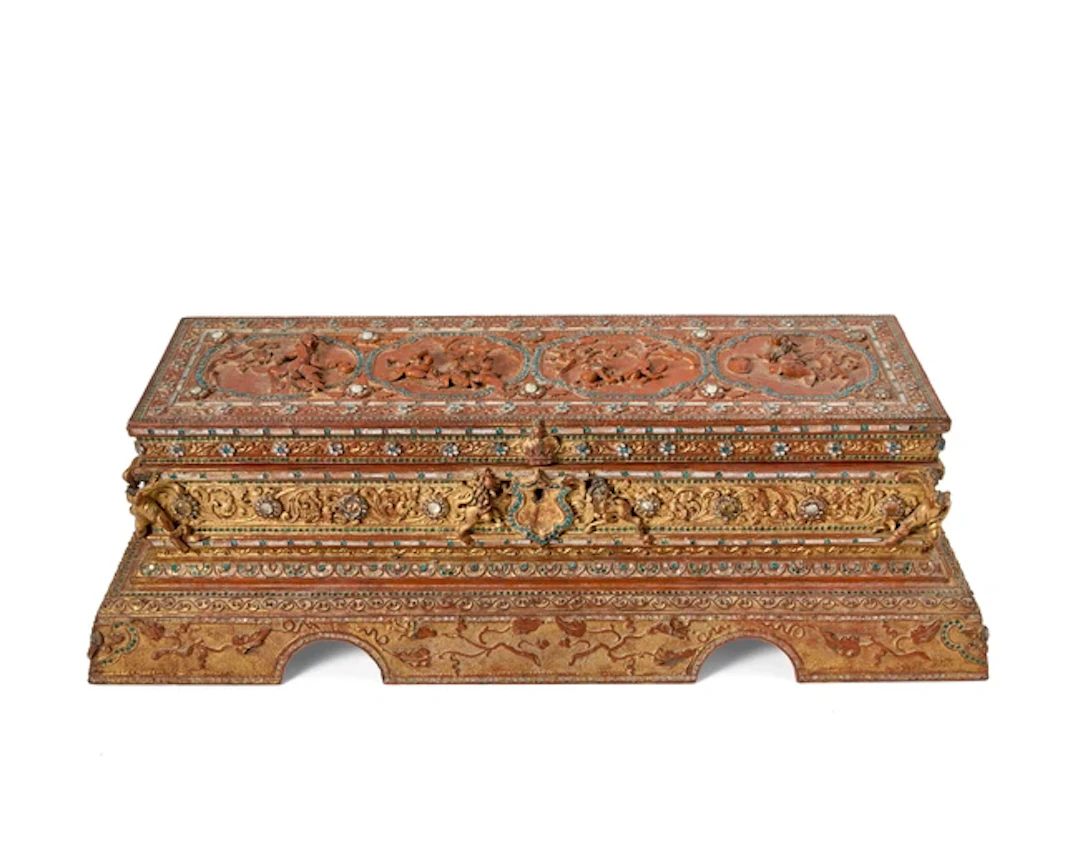 The Property of a Nobleman A Burmese paste-inset...
