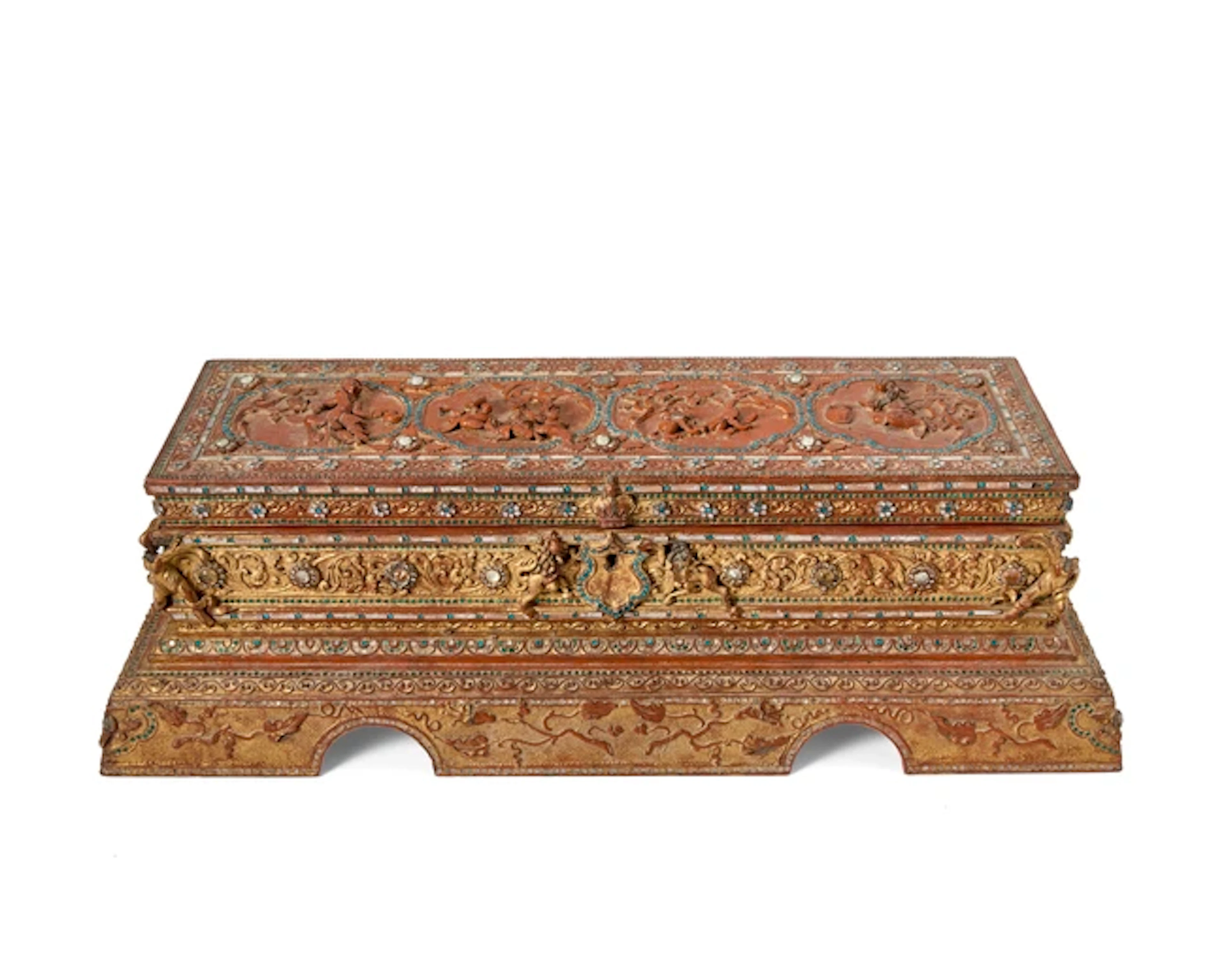 The Property of a Nobleman A Burmese paste-inset...