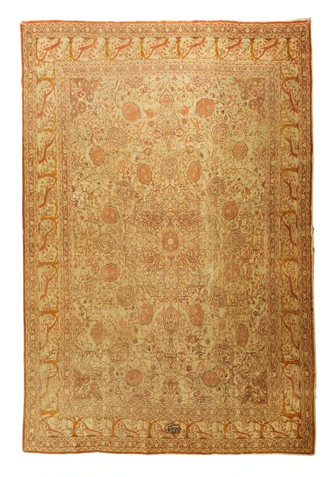 A Persian Tabriz carpet