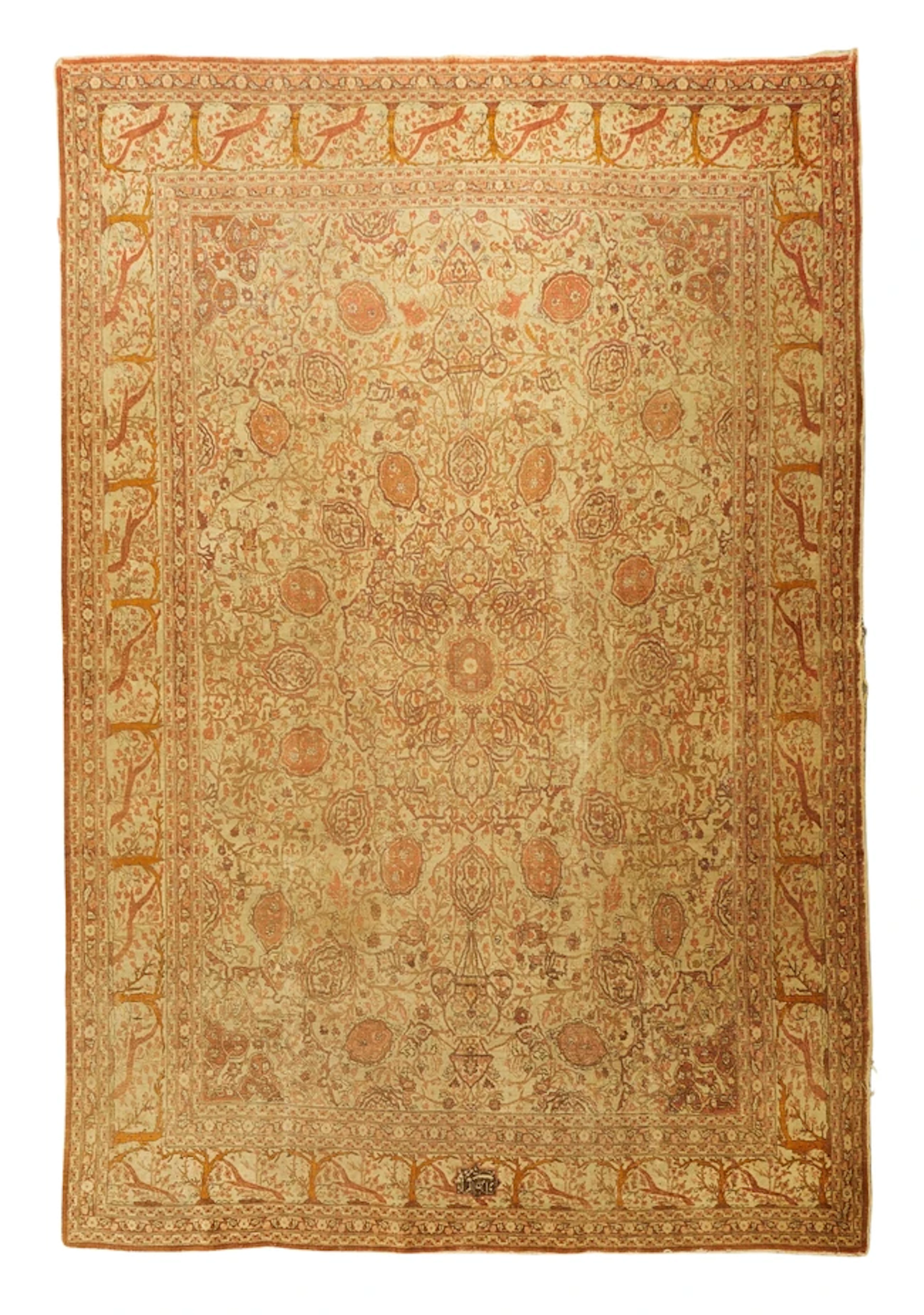 A Persian Tabriz carpet