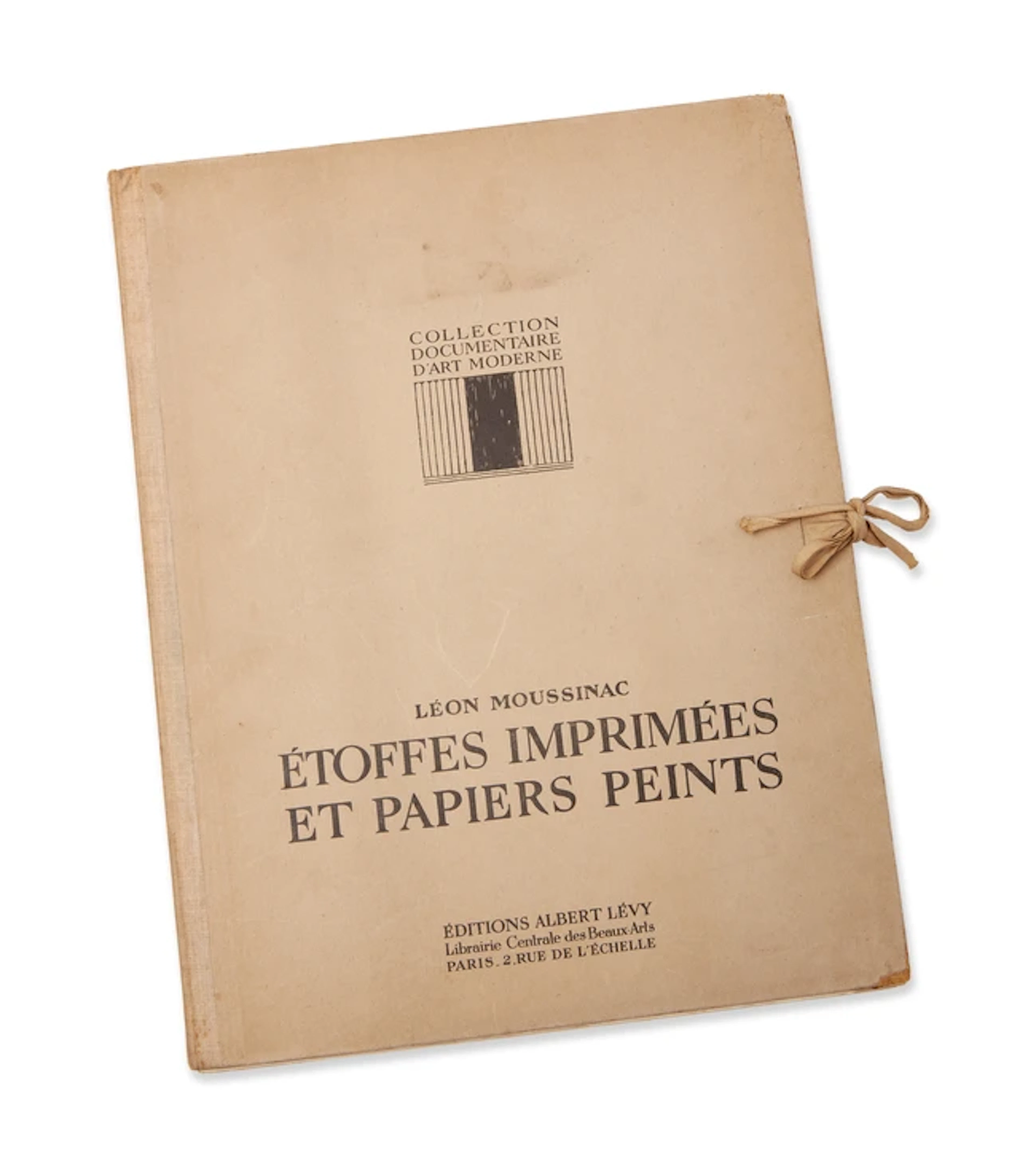 Léon Moussinac Étoffes Imprimées et Papiers Peints