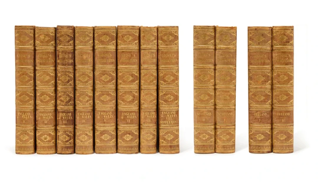 A collection of books by Francis Grose