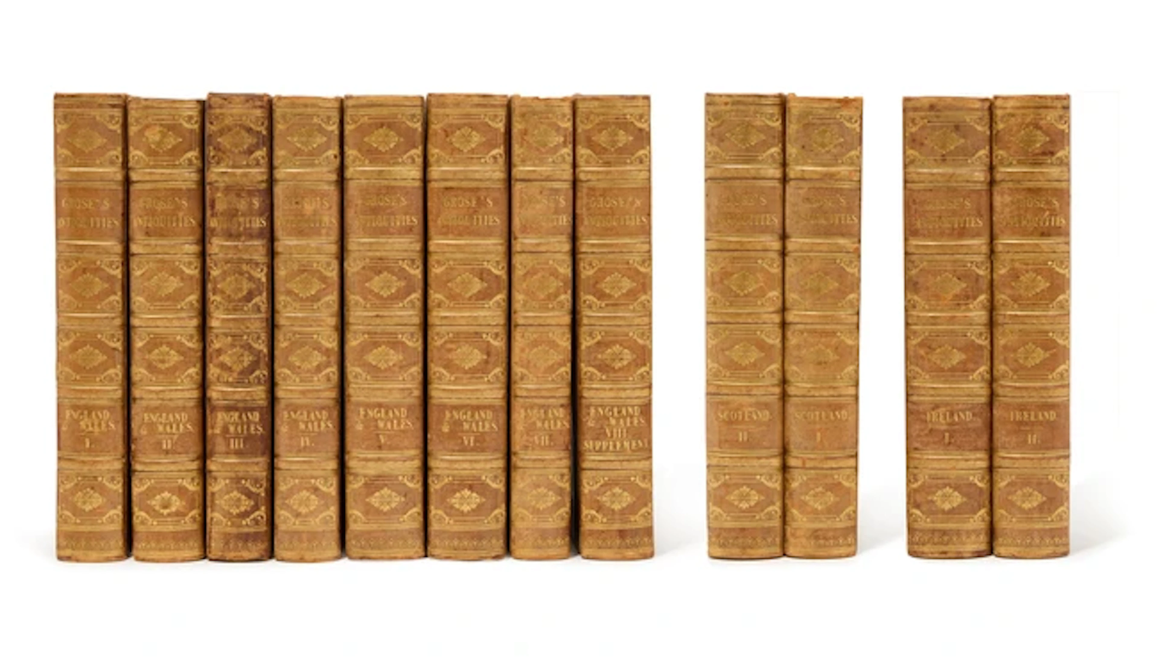 A collection of books by Francis Grose