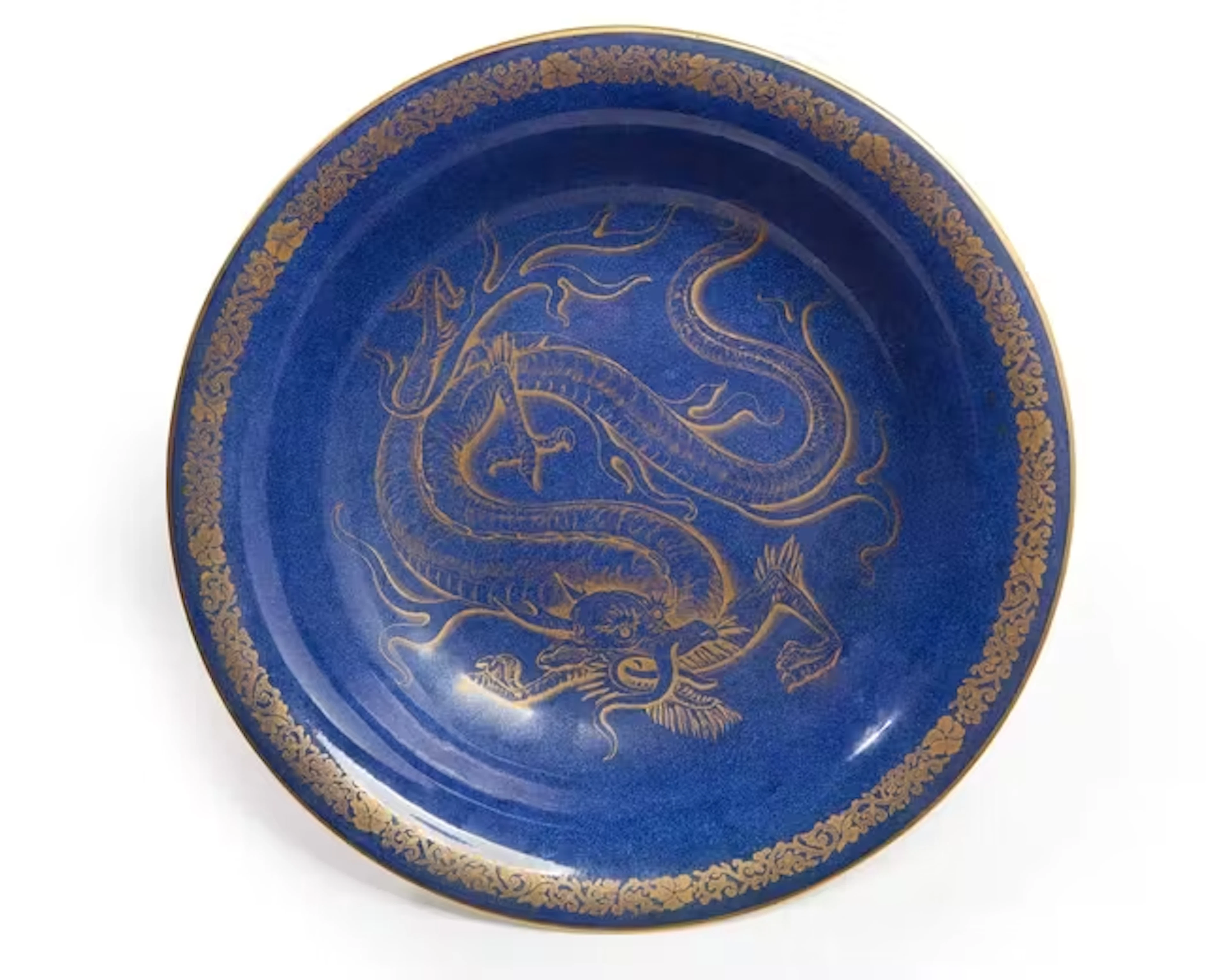 A large Wedgwood porcelain 'Celestial Dragon' bowl