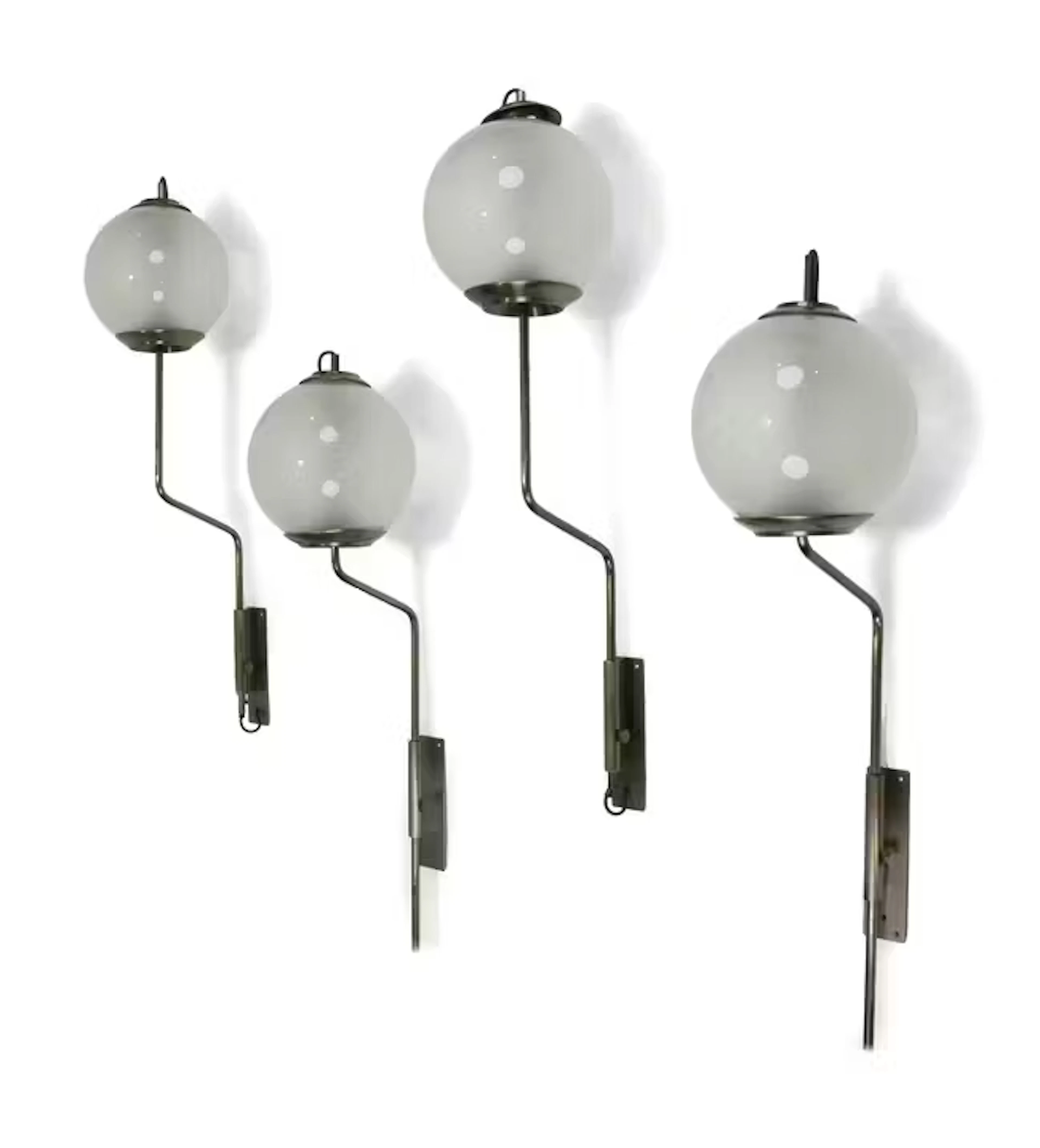 Luigi Caccia Dominioni (1913-2016) for Azucena Four ‘LP11’ wall lights