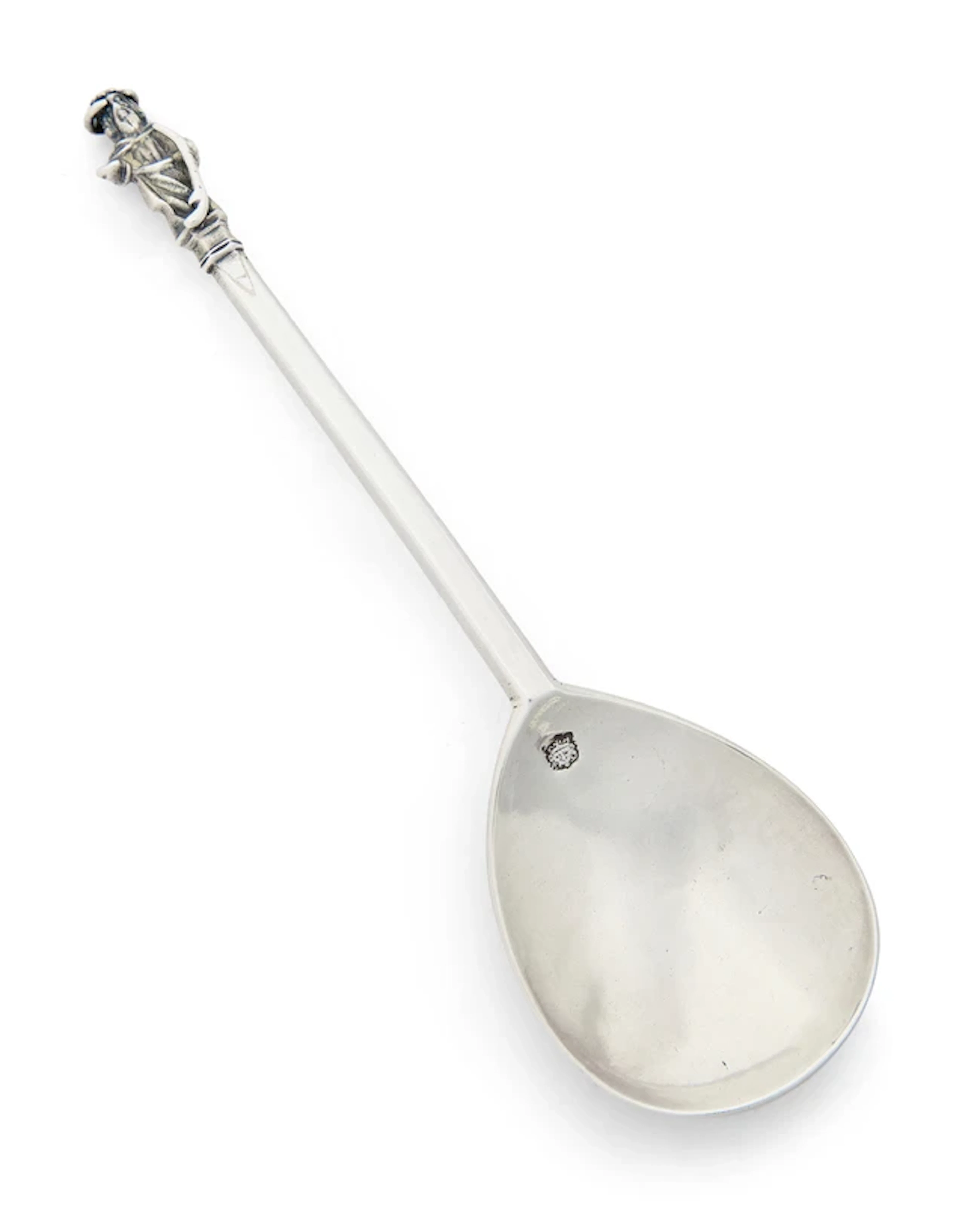 An Elizabeth I silver apostle spoon