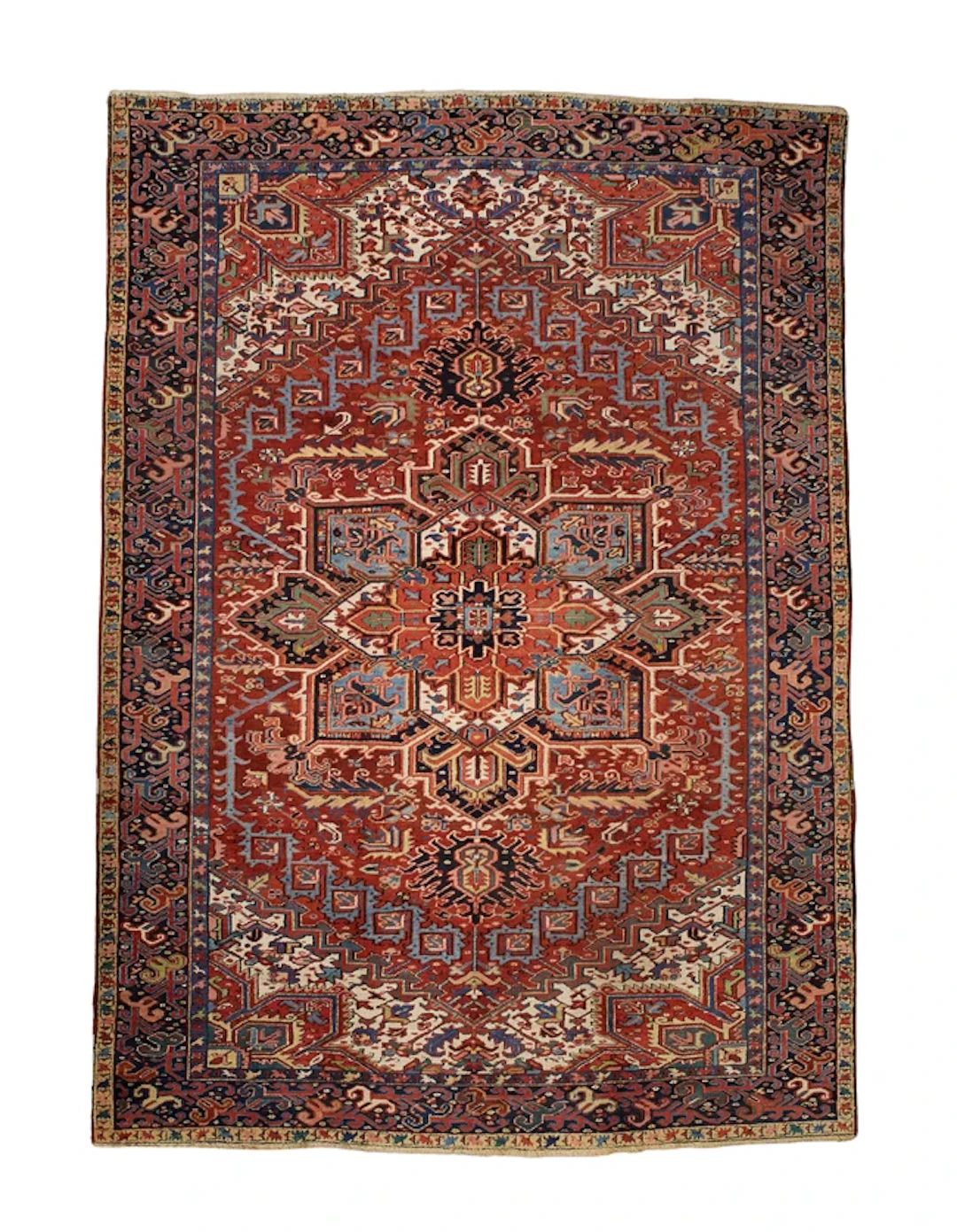 A Persian Heriz carpet