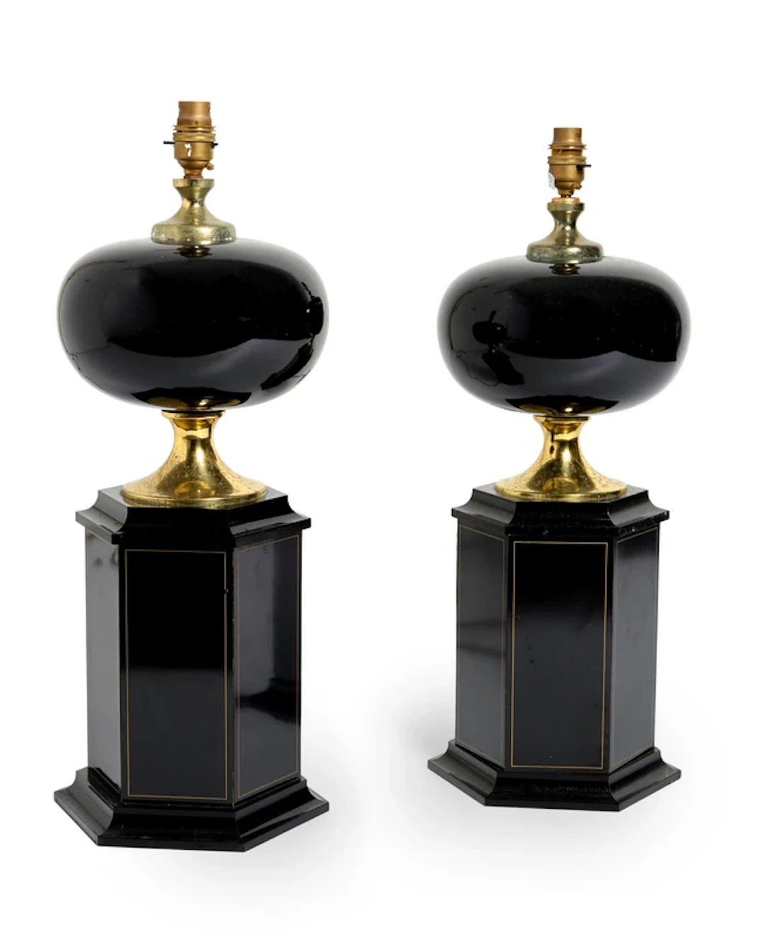 Le Dauphin Pair of table lamps