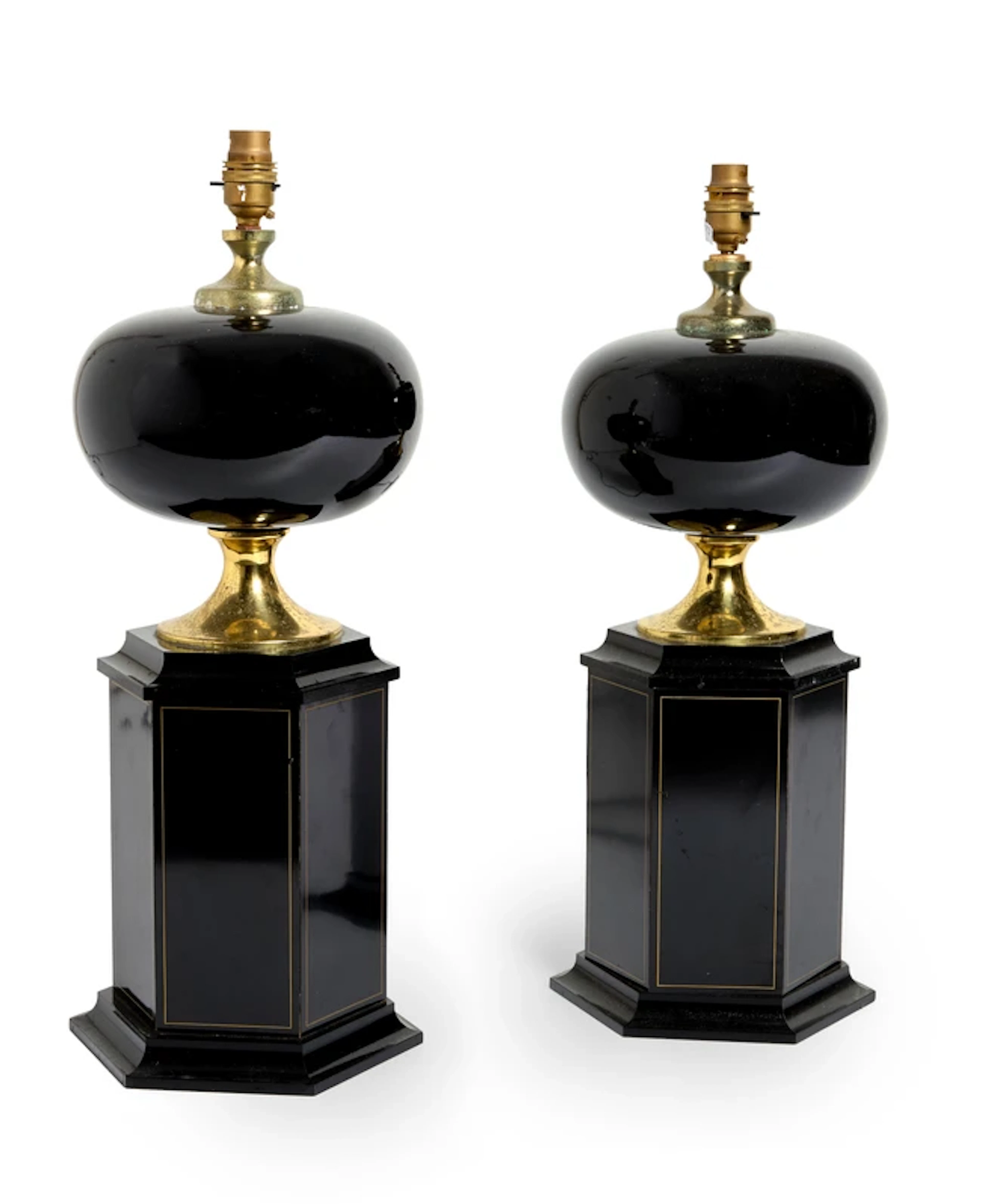 Le Dauphin Pair of table lamps