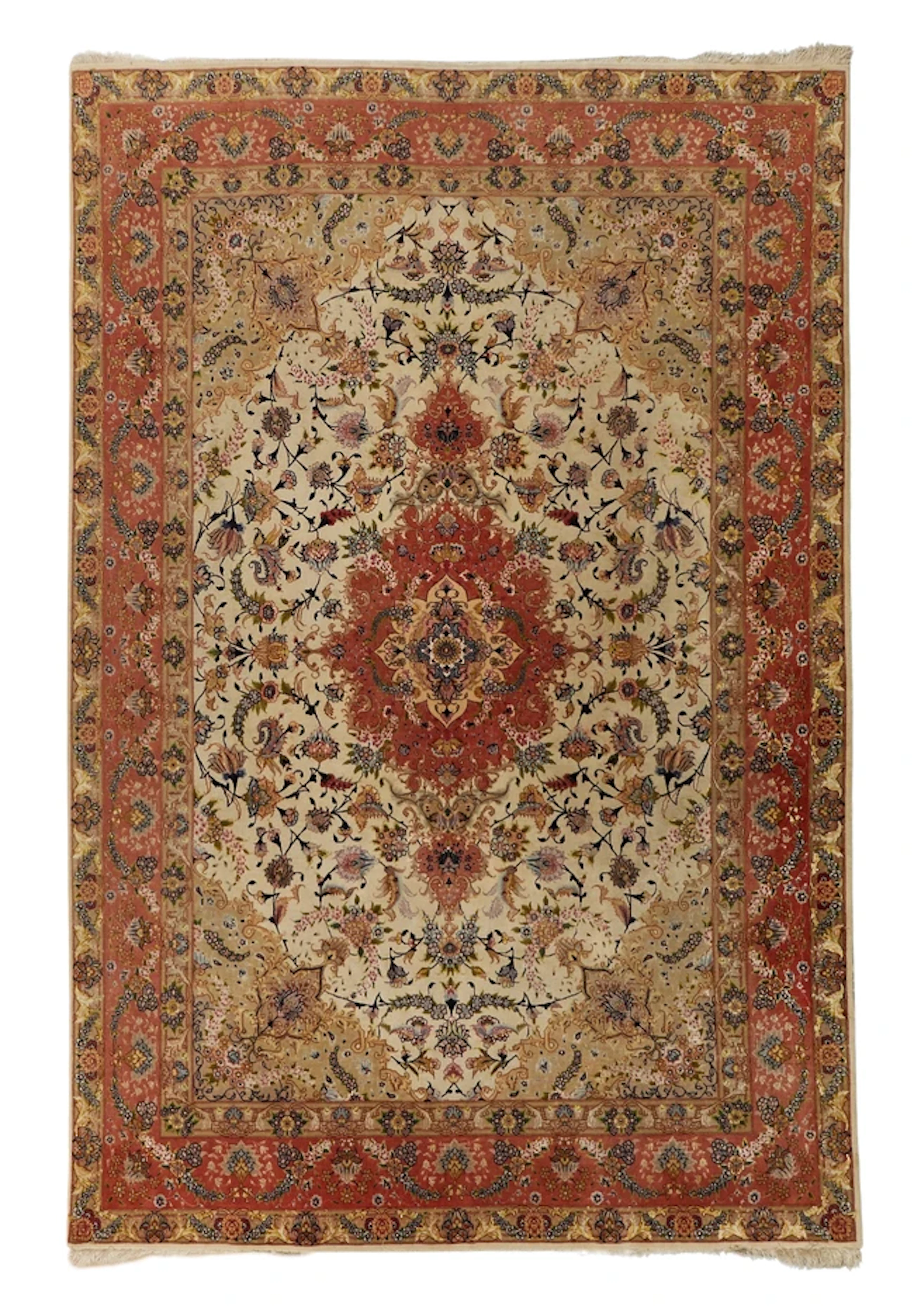 A Persian Tabriz carpet