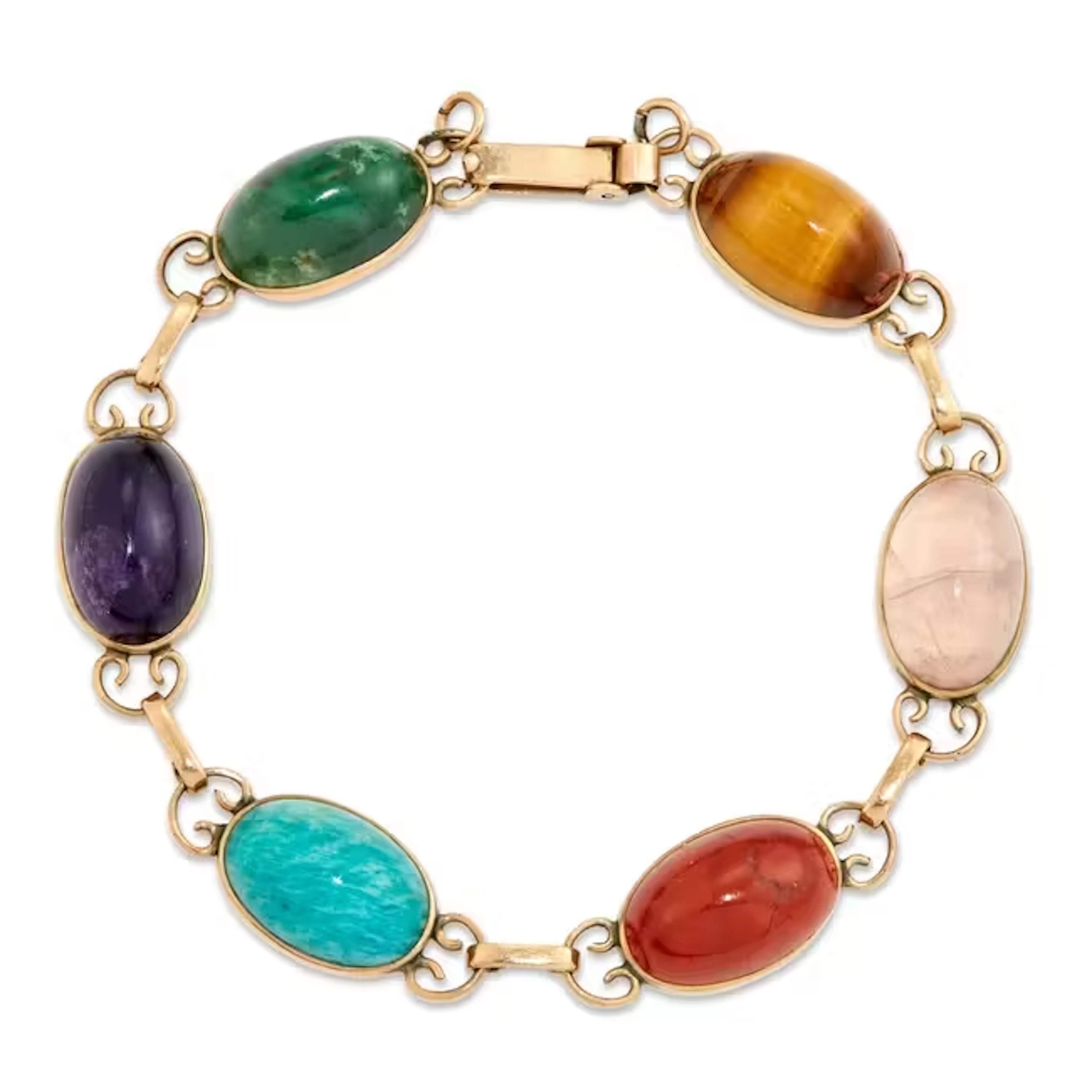 A multi-gem bracelet