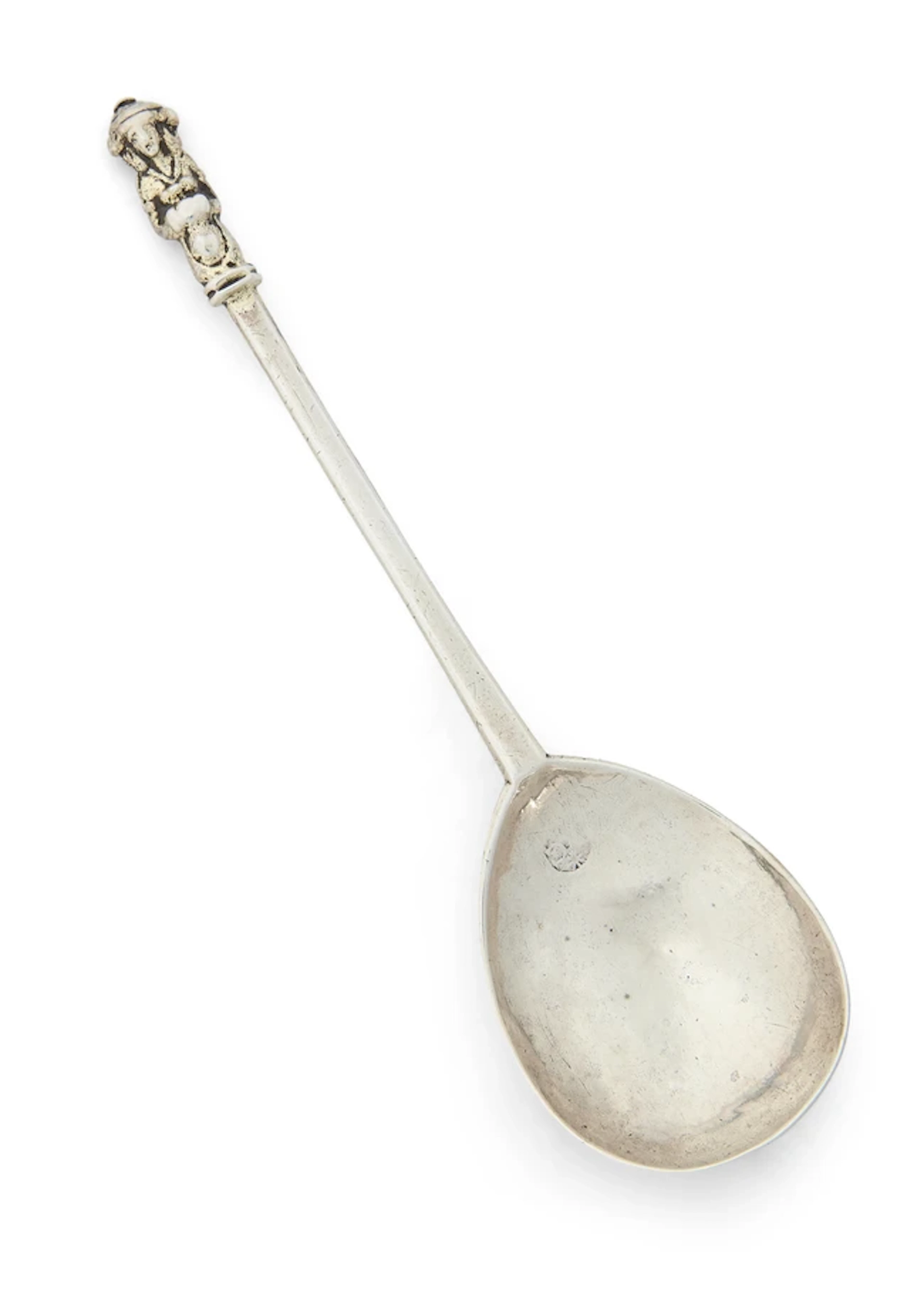 A James I provincial silver 'Buddha knop' spoon