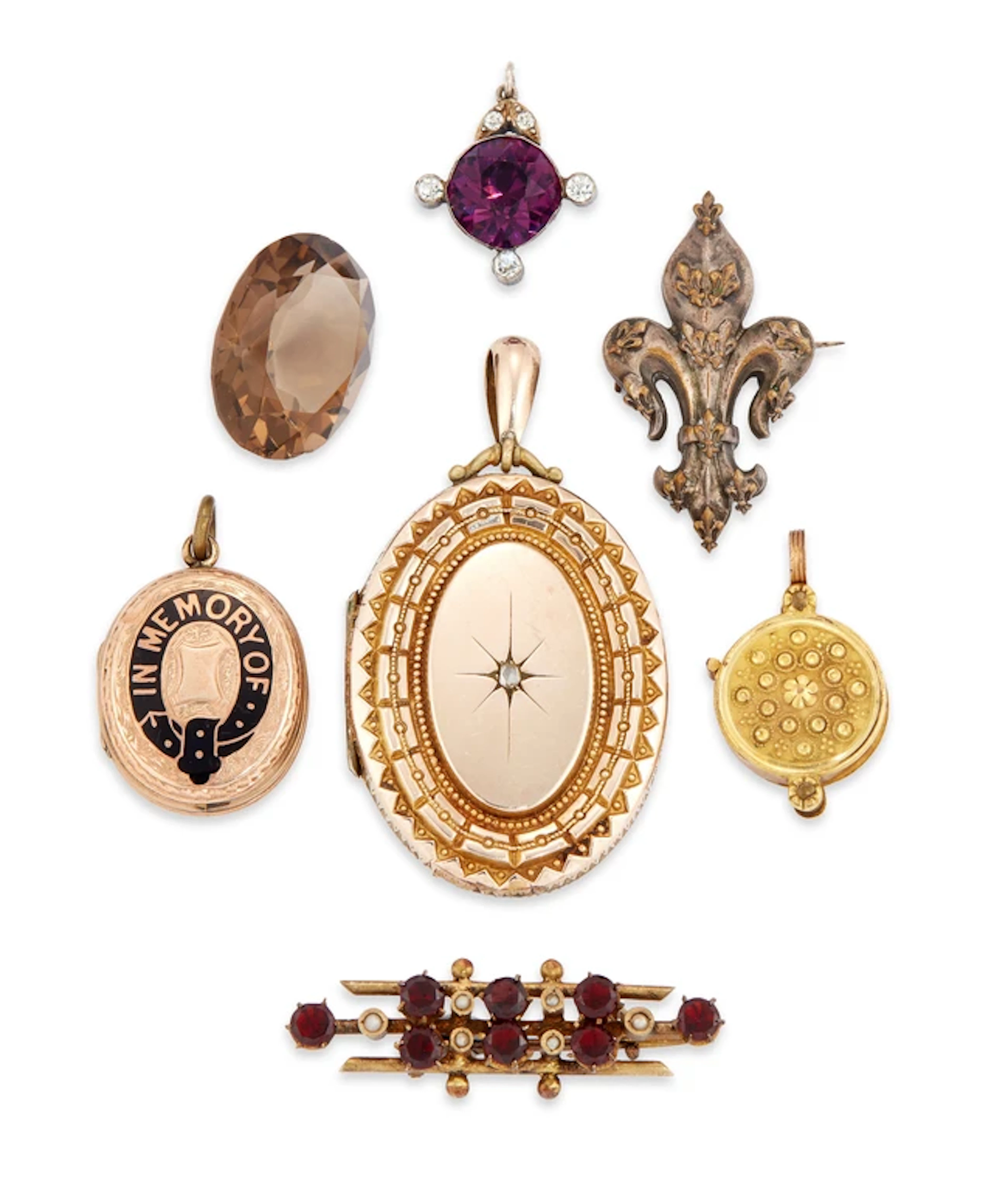 A group of 19th century and later jewellery