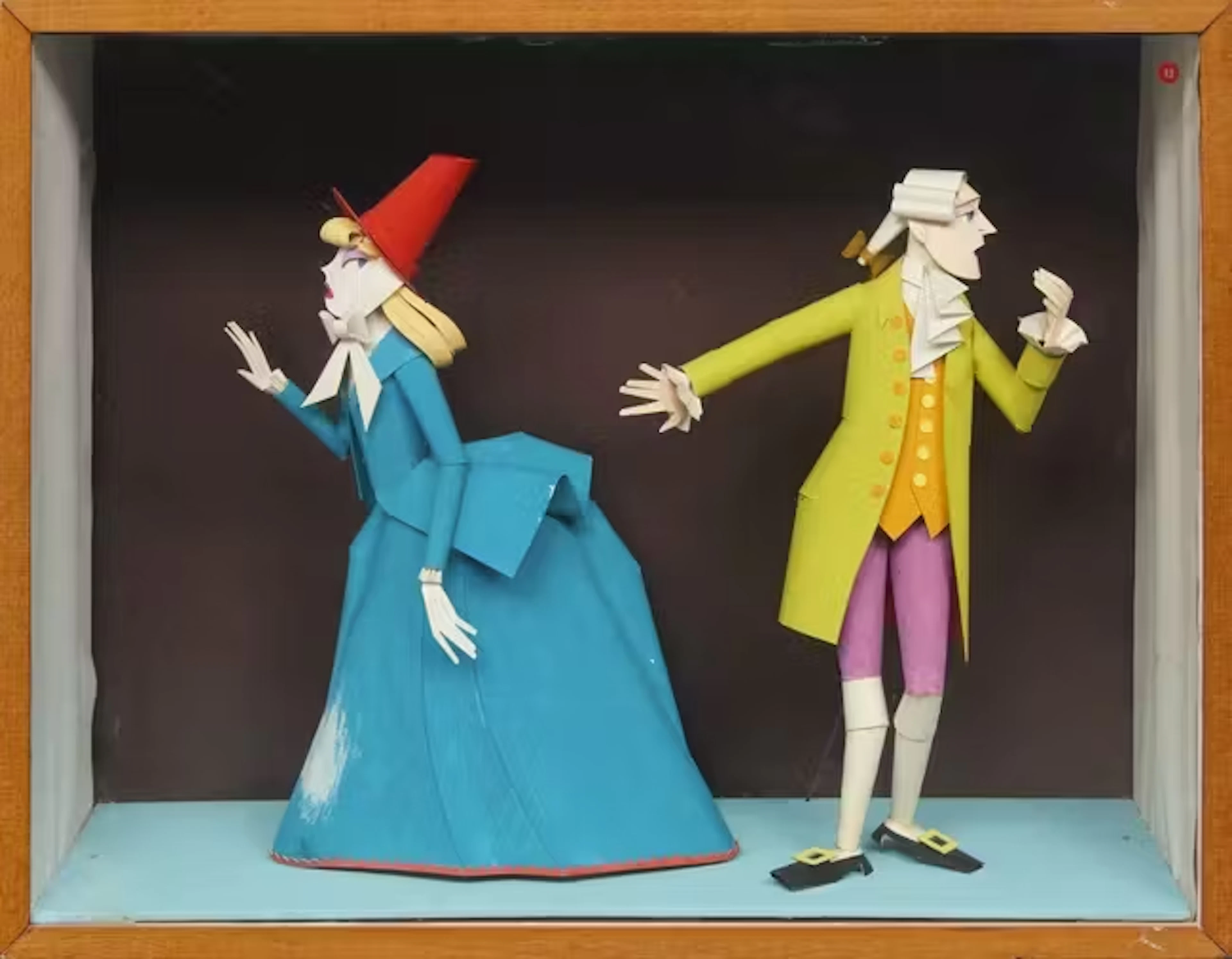Bruce Angrave (1914-1983) Paper sculpture of a Georgian...