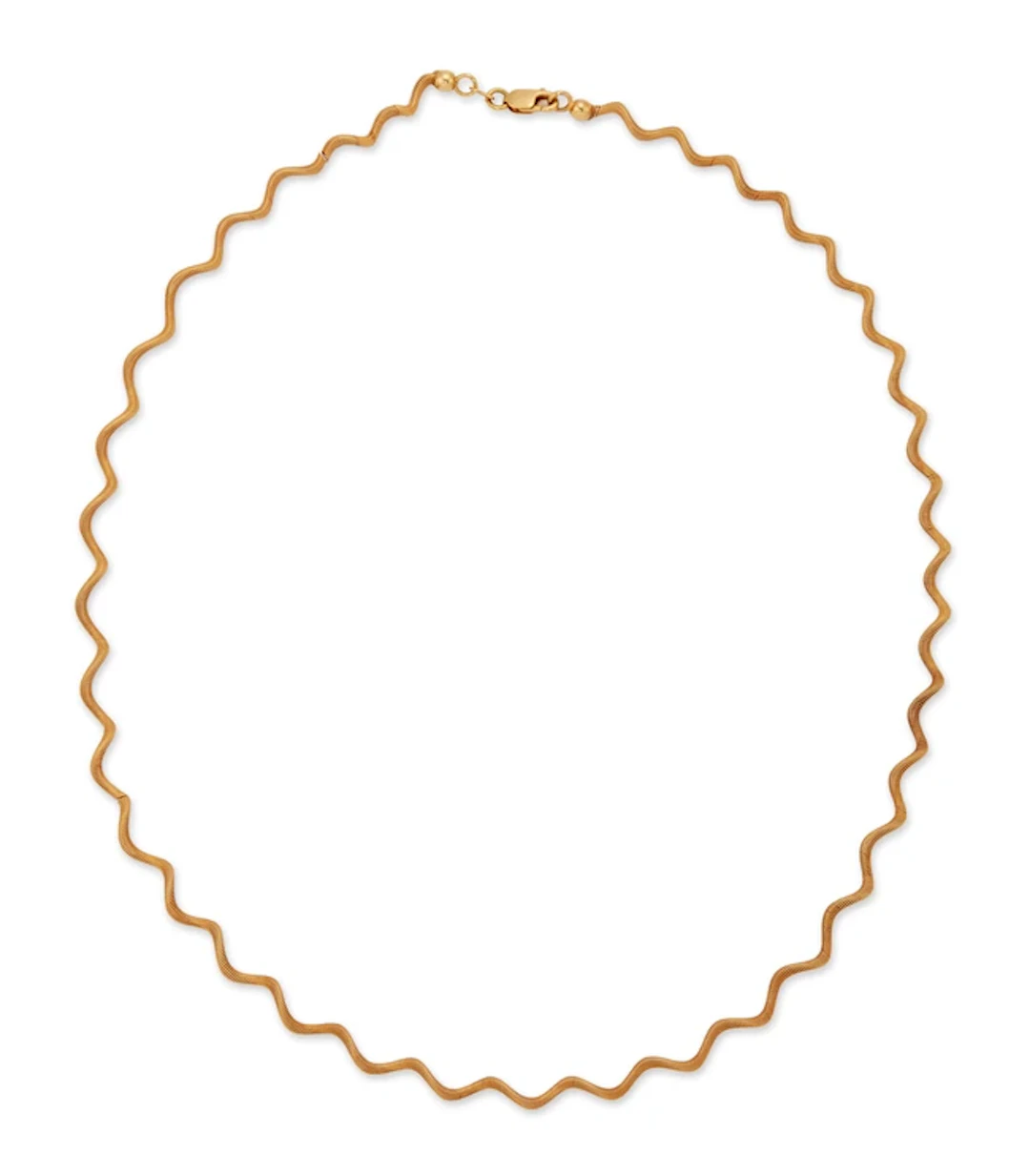 An 18ct gold necklace