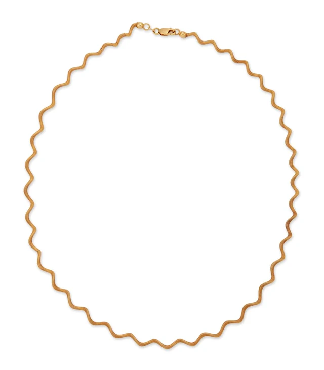 An 18ct gold necklace