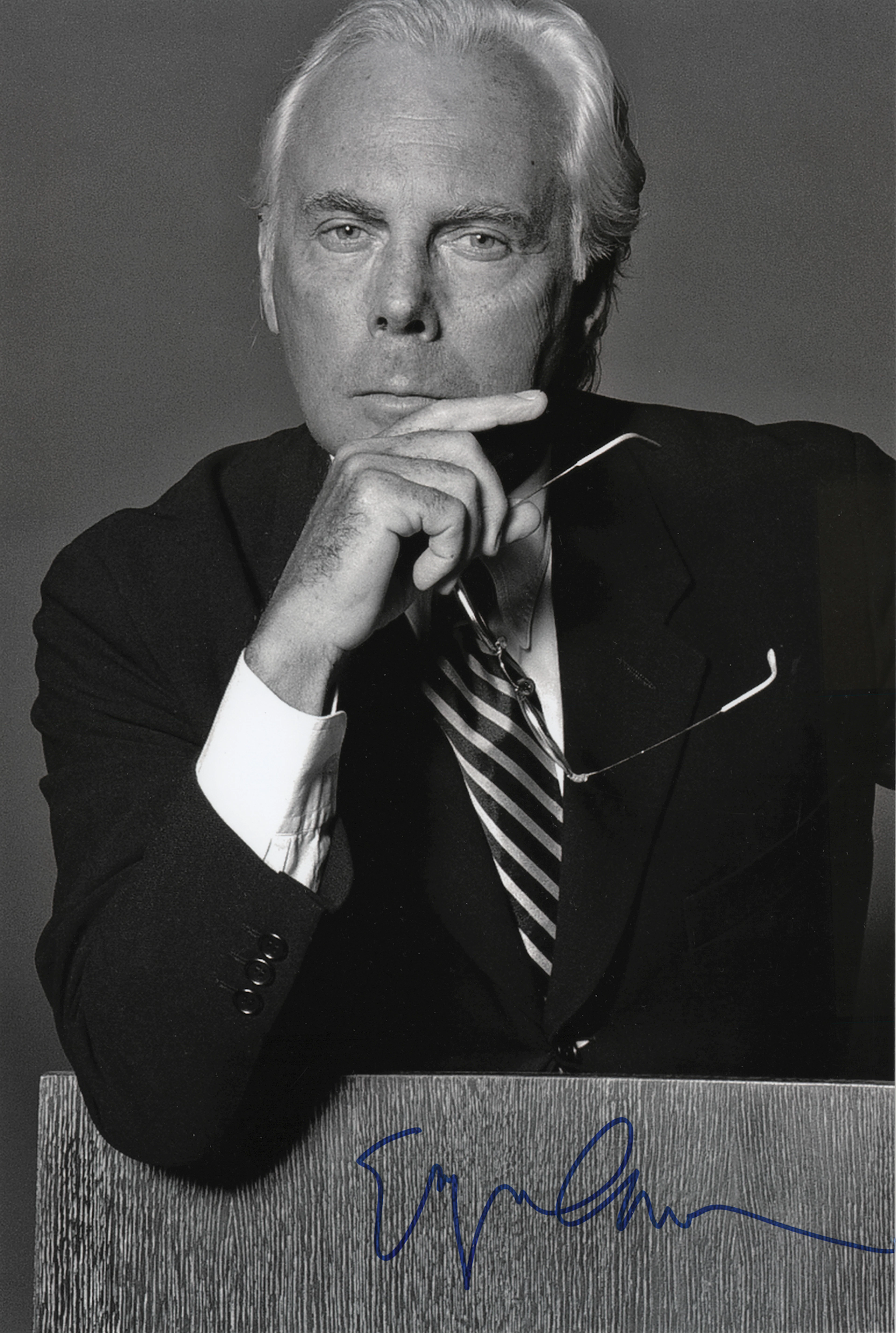Giorgio Armani Signed Photograph