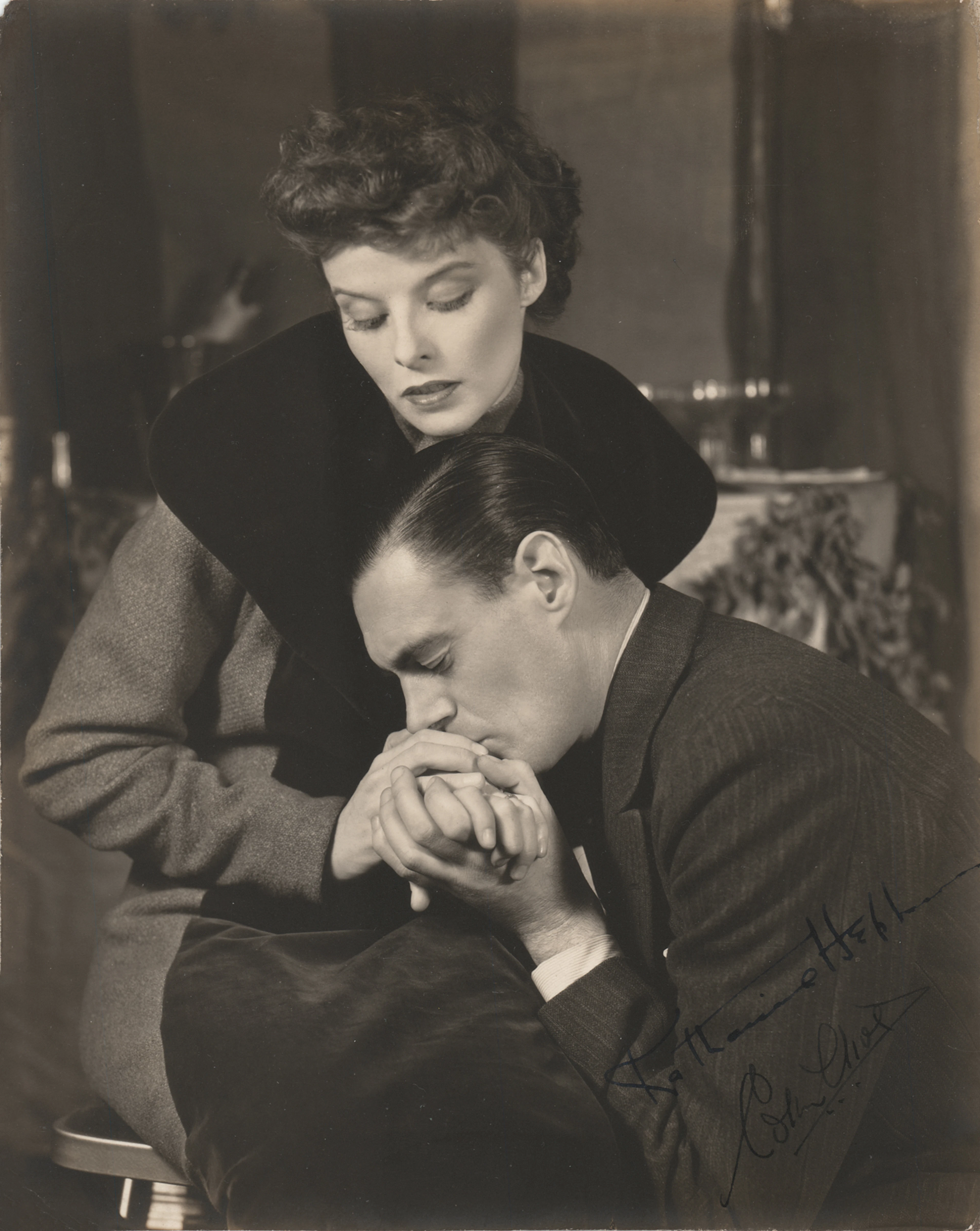 Katharine Hepburn and Colin Clive Signed Photograph