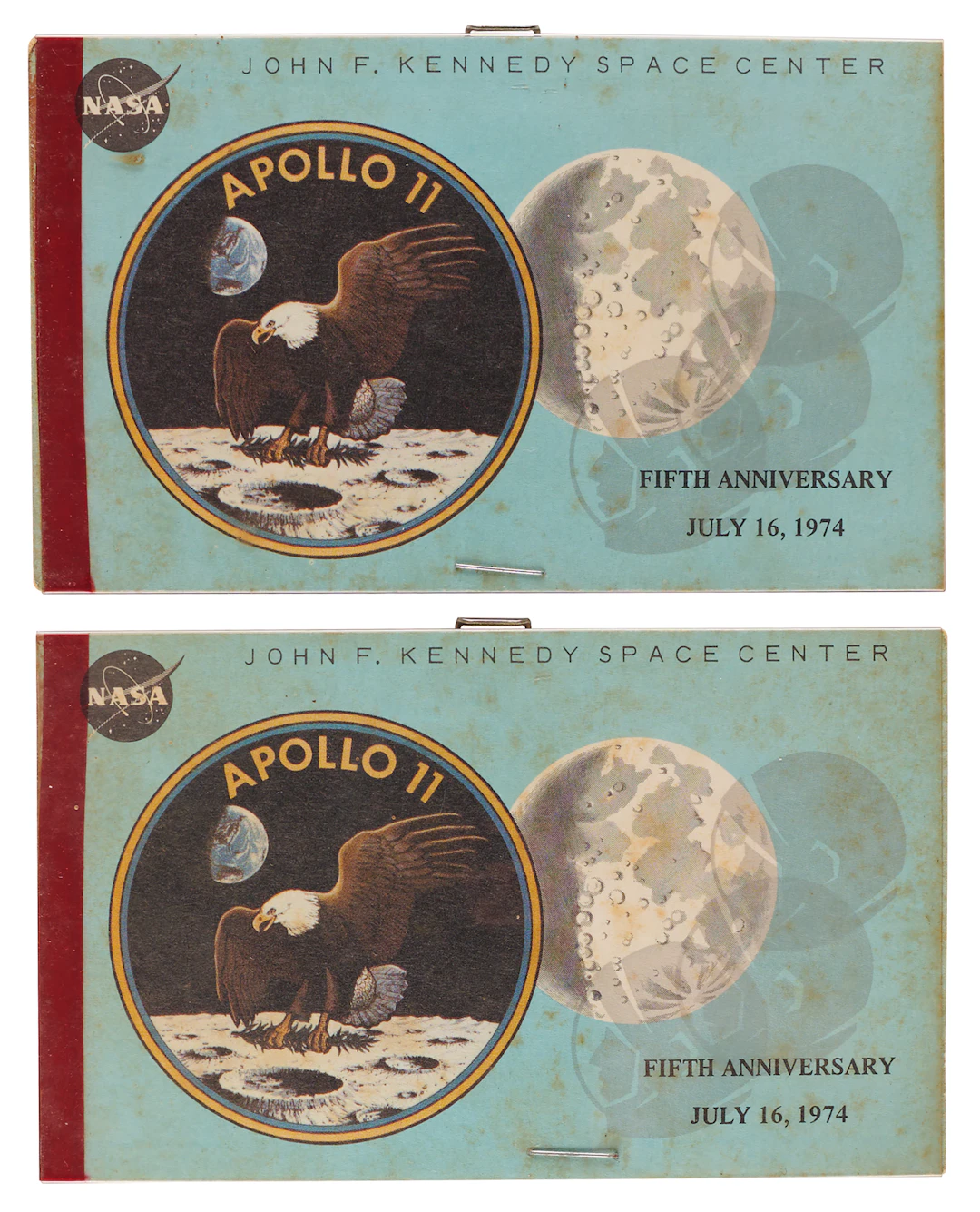 Apollo 11 (2) “Fifth Anniversary” Commemorative Launch Passes