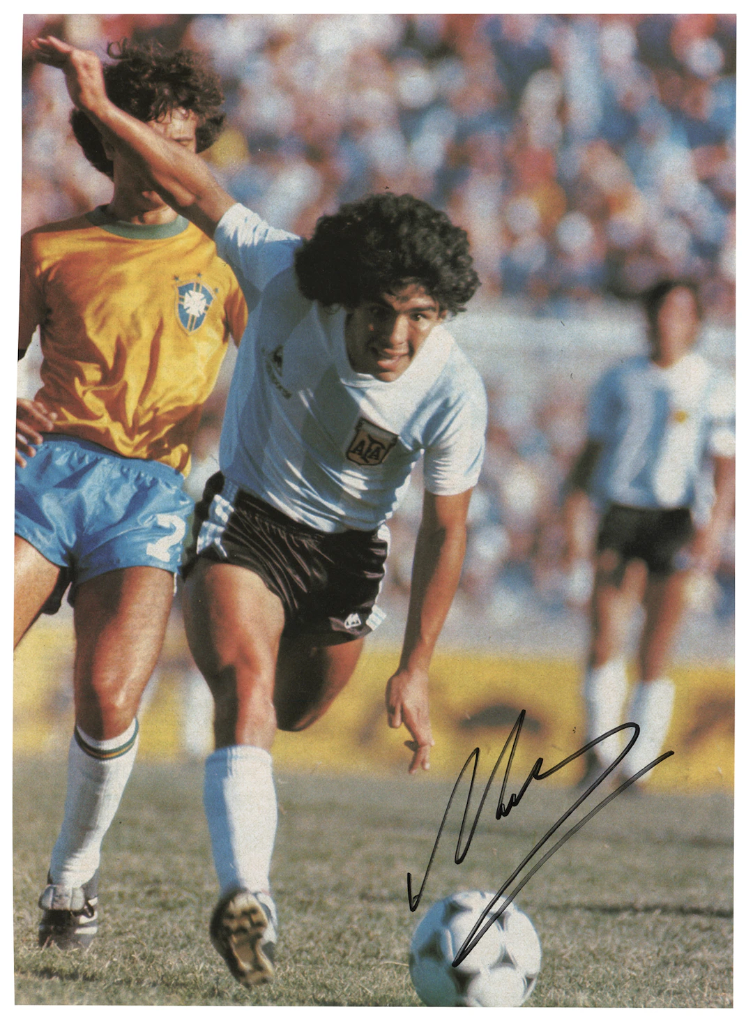 Diego Maradona Signed Photograph