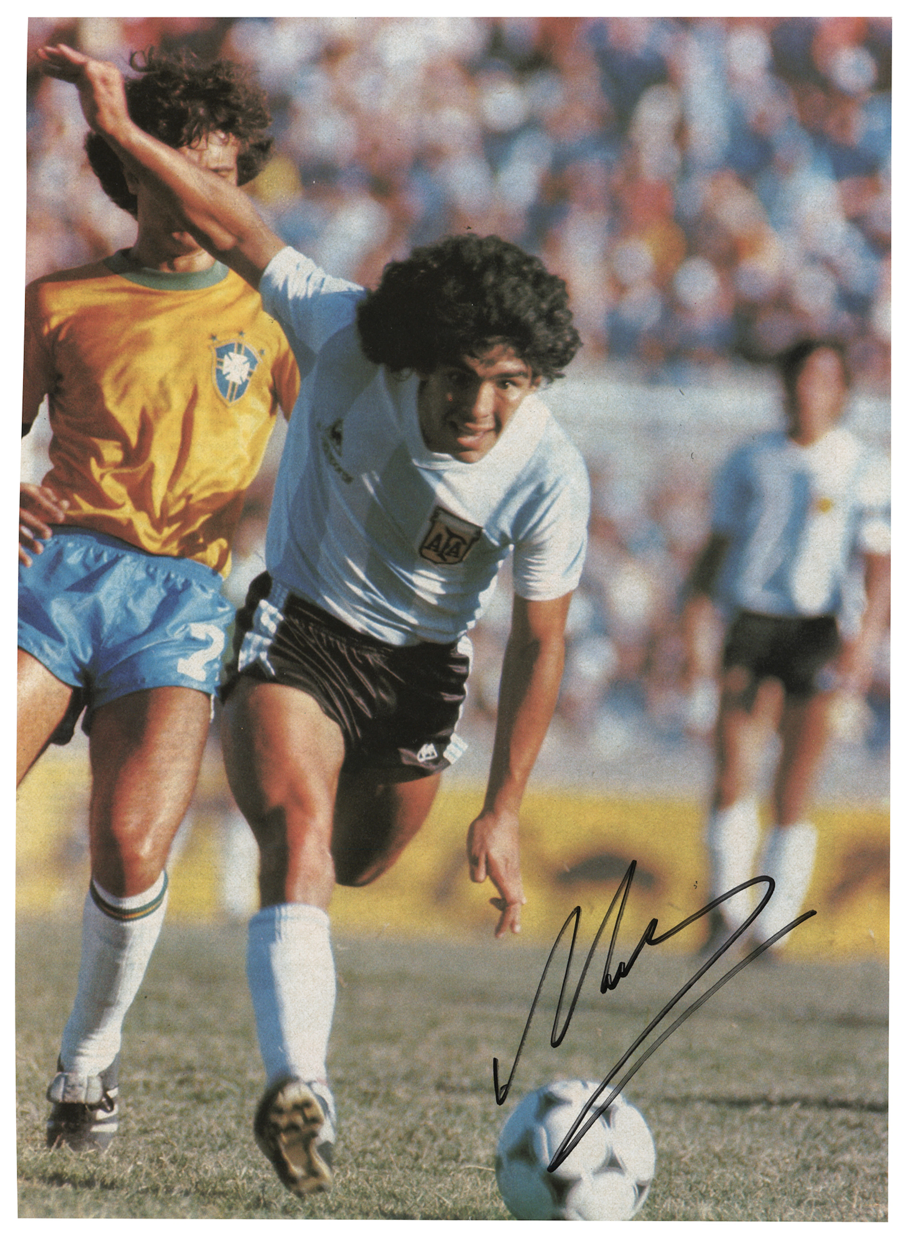 Diego Maradona Signed Photograph