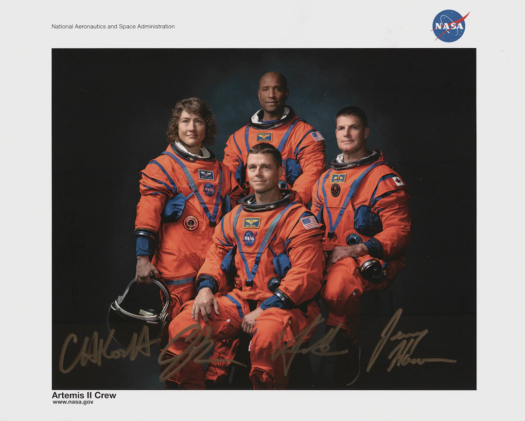 Artemis II Signed Photograph