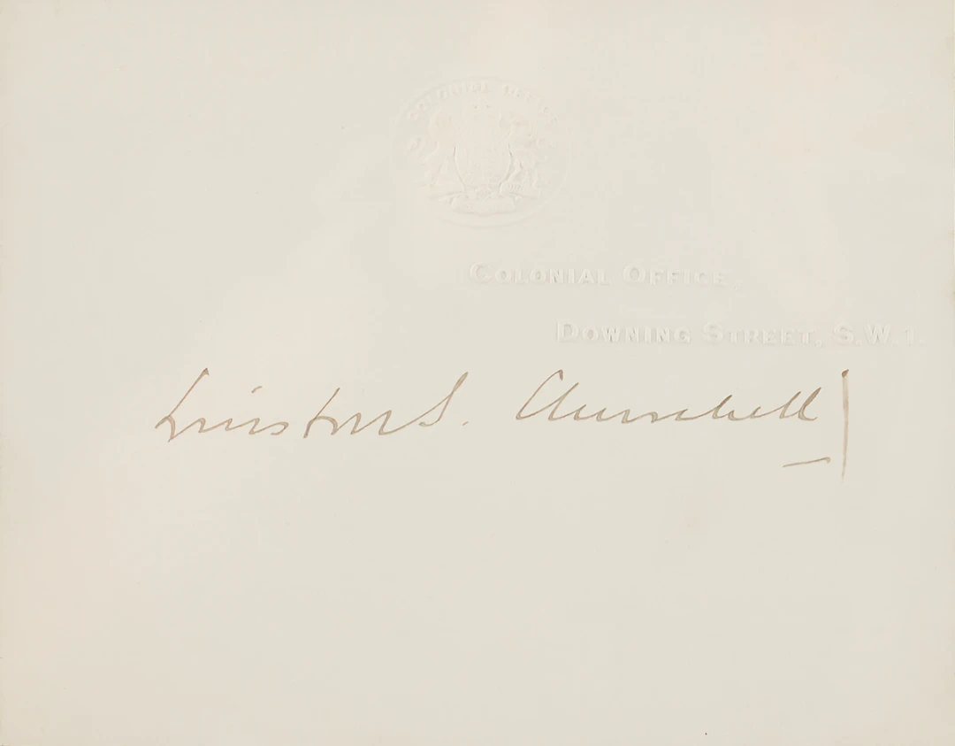 Winston Churchill Signature