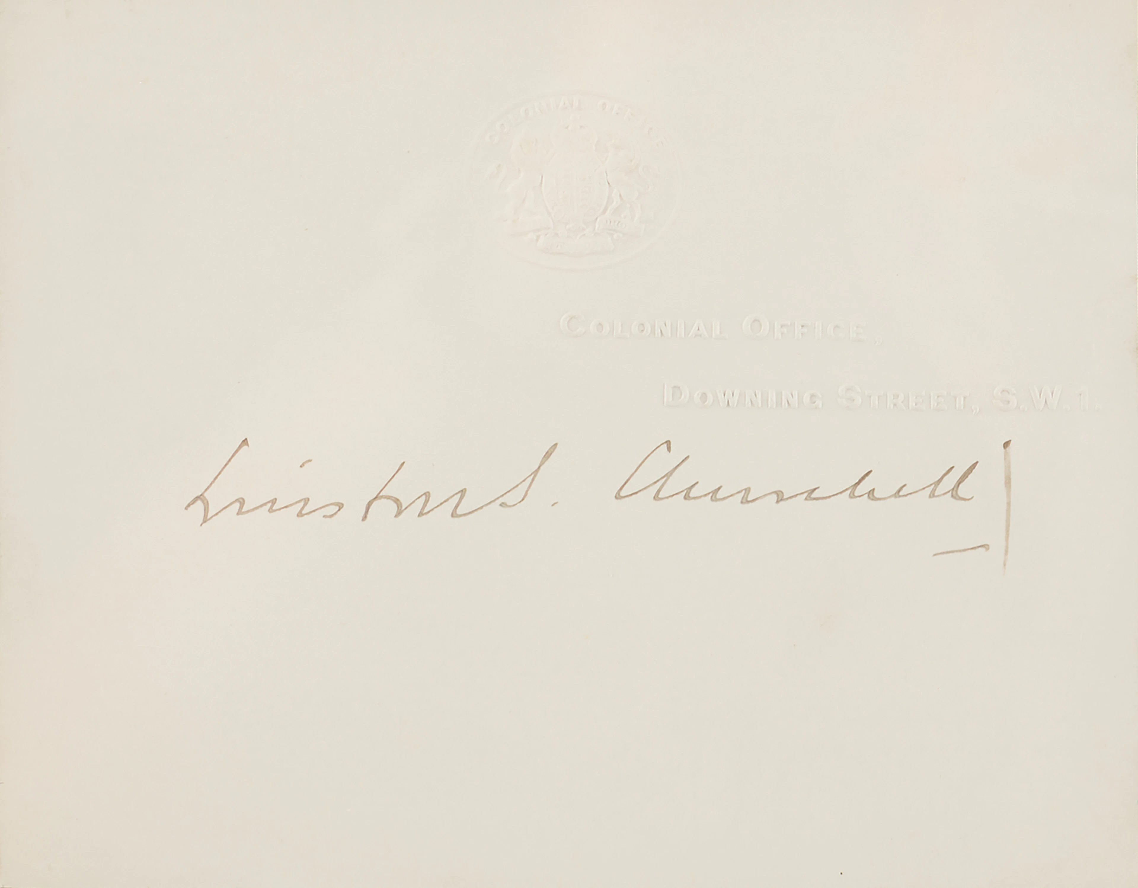 Winston Churchill Signature