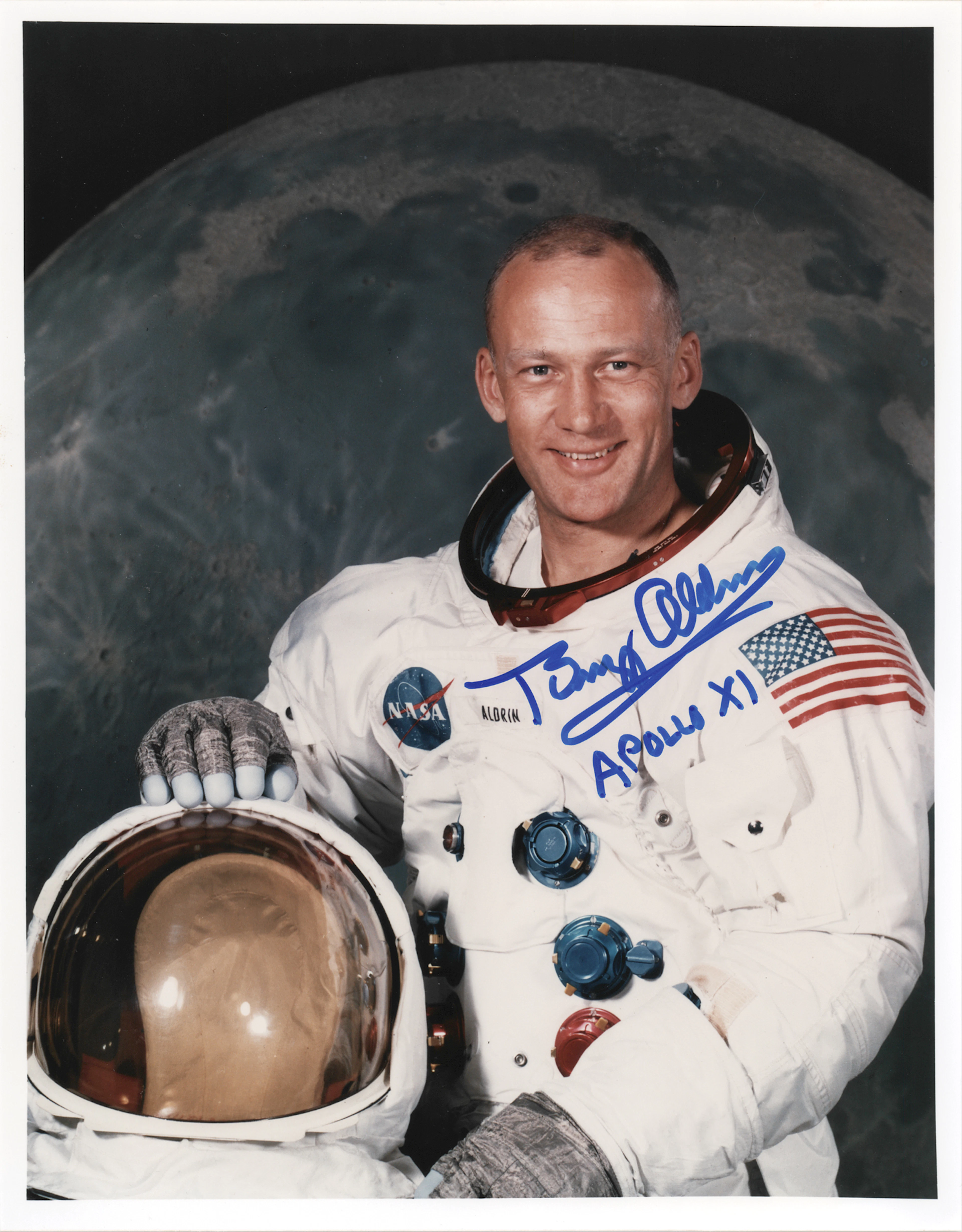 Buzz Aldrin Signed Photograph