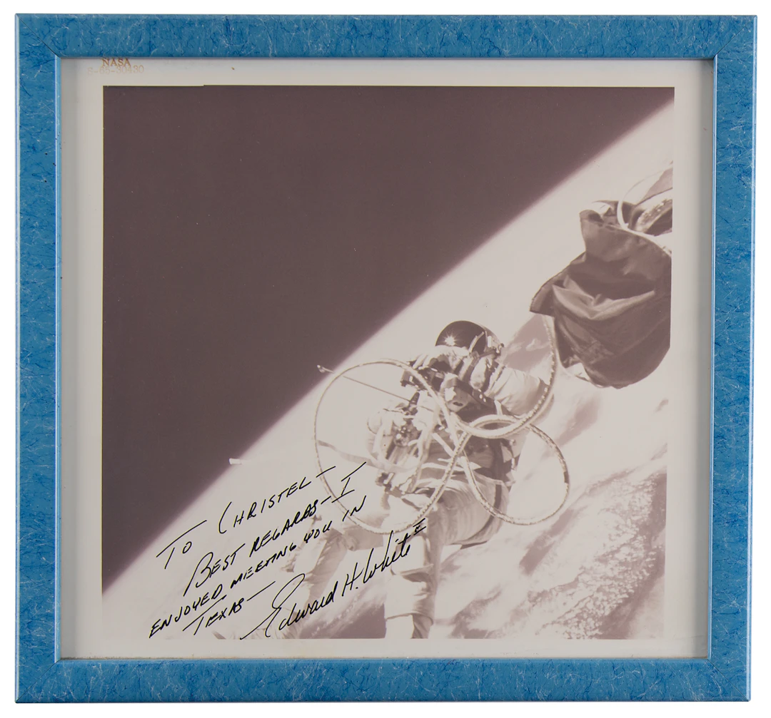 Edward H. White II Signed Photograph