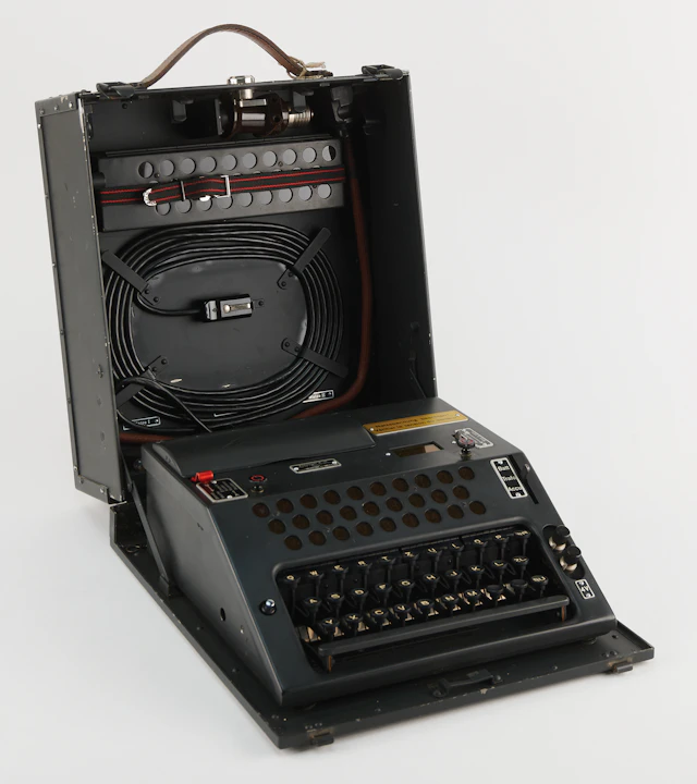 Swiss NEMA Model 45 Cipher Machine - Successor to Enigma