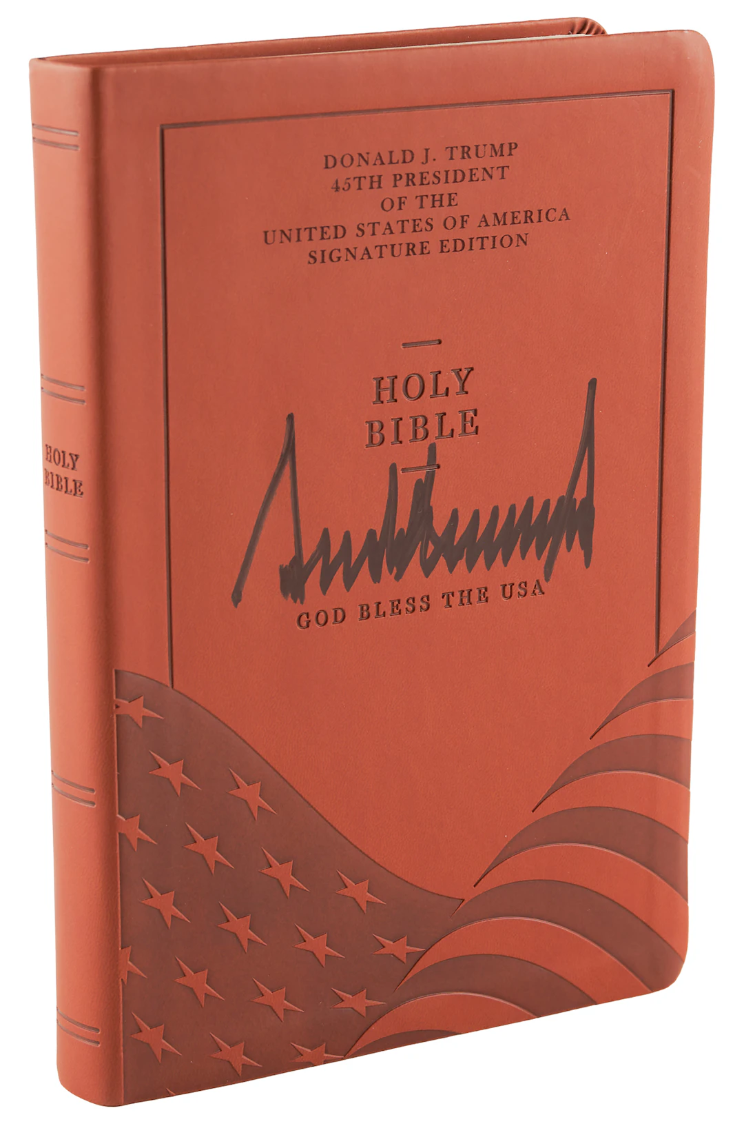 Donald Trump Signed Holy Bible - 'Signature Edition'